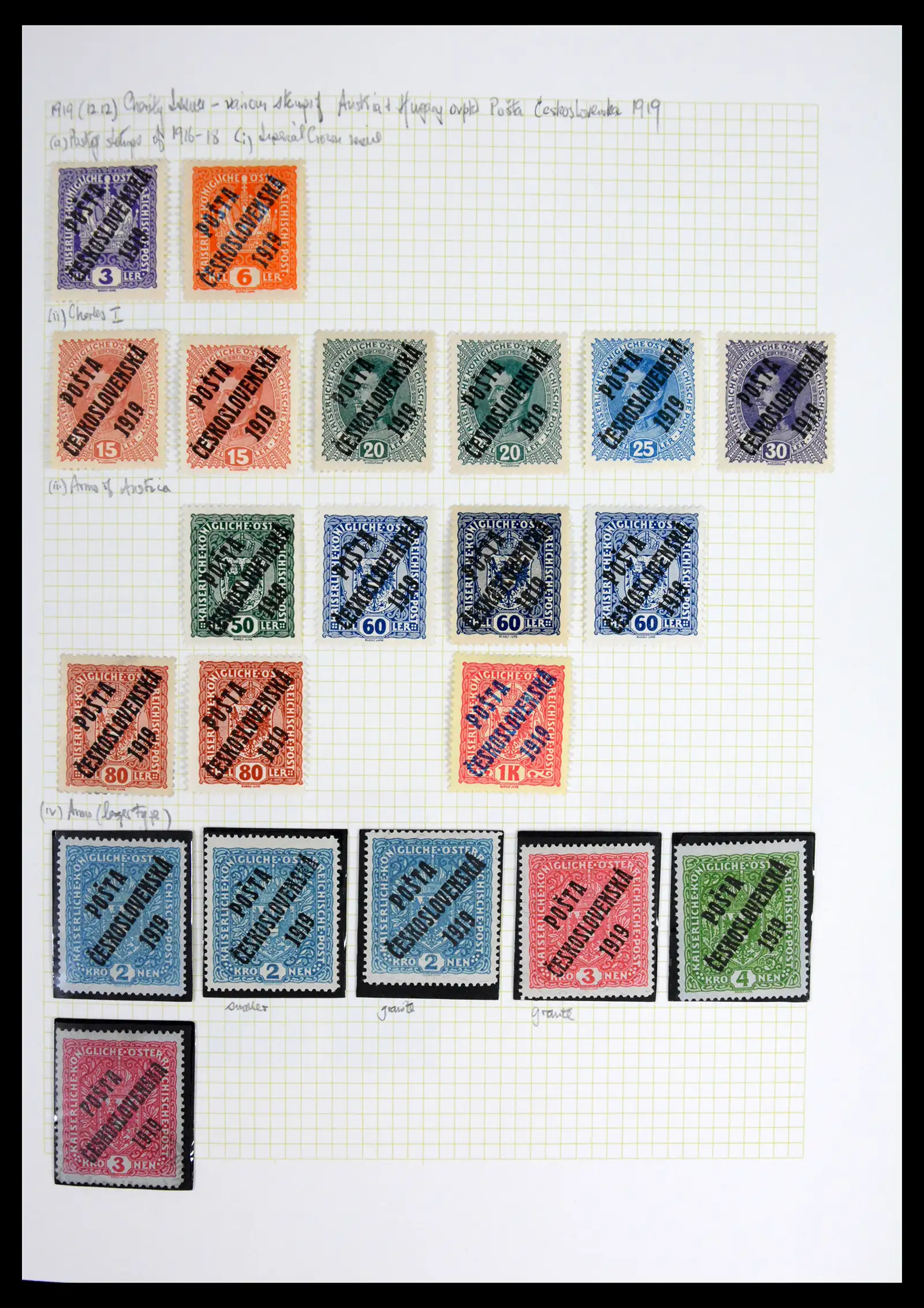 42183 0016 - Postzegelverzameling 42183 Tsjechoslowakije 1918-1961.