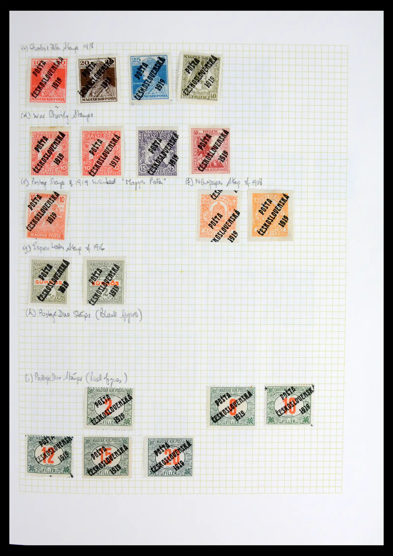 42183 0020 - Postzegelverzameling 42183 Tsjechoslowakije 1918-1961.