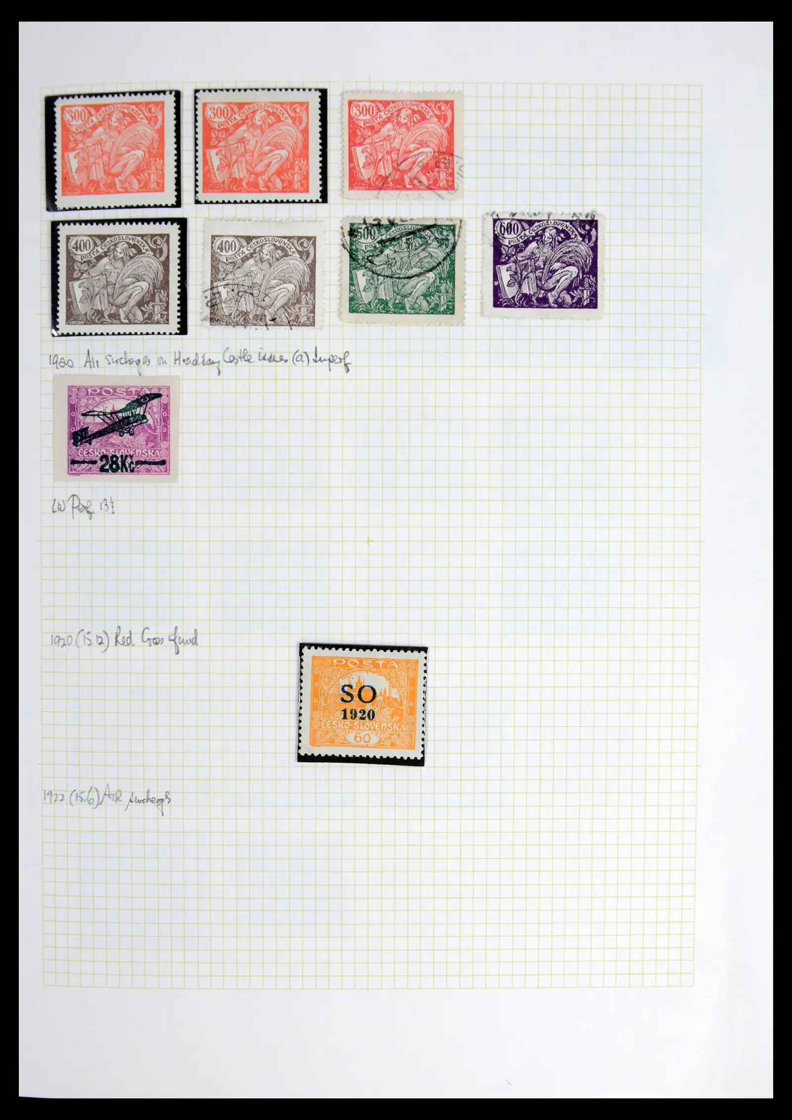 42183 0023 - Postzegelverzameling 42183 Tsjechoslowakije 1918-1961.