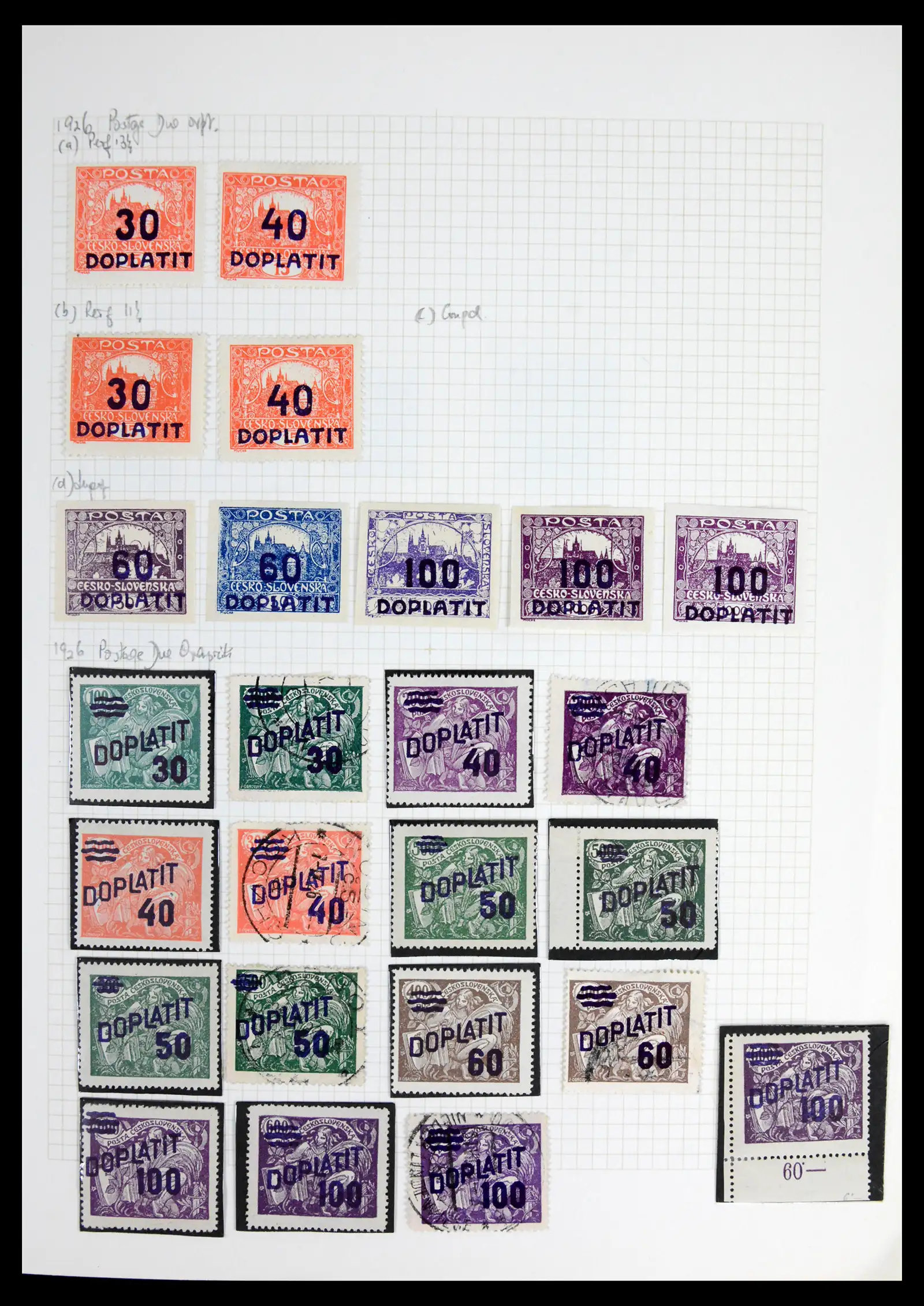 42183 0028 - Postzegelverzameling 42183 Tsjechoslowakije 1918-1961.