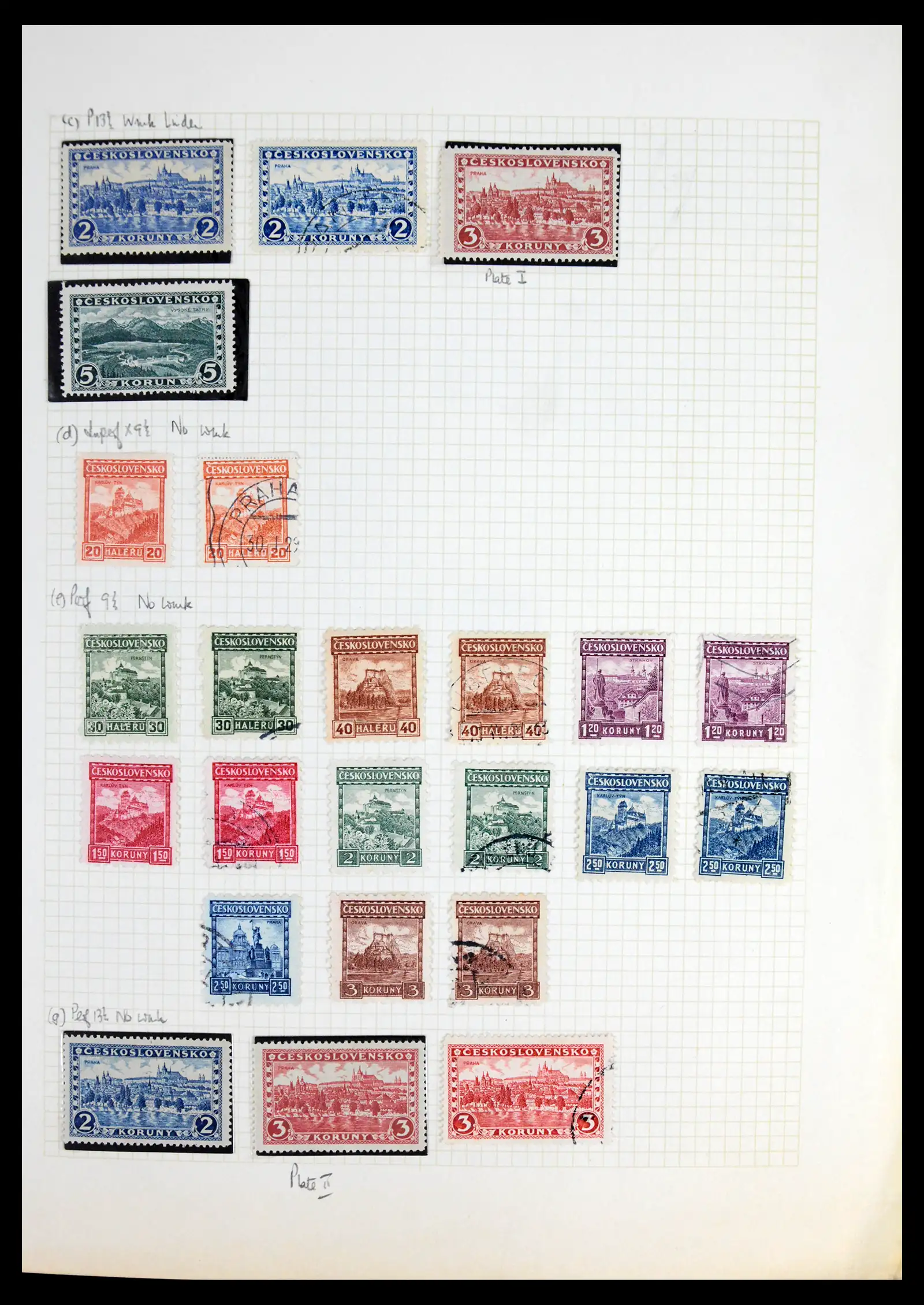 42183 0030 - Postzegelverzameling 42183 Tsjechoslowakije 1918-1961.