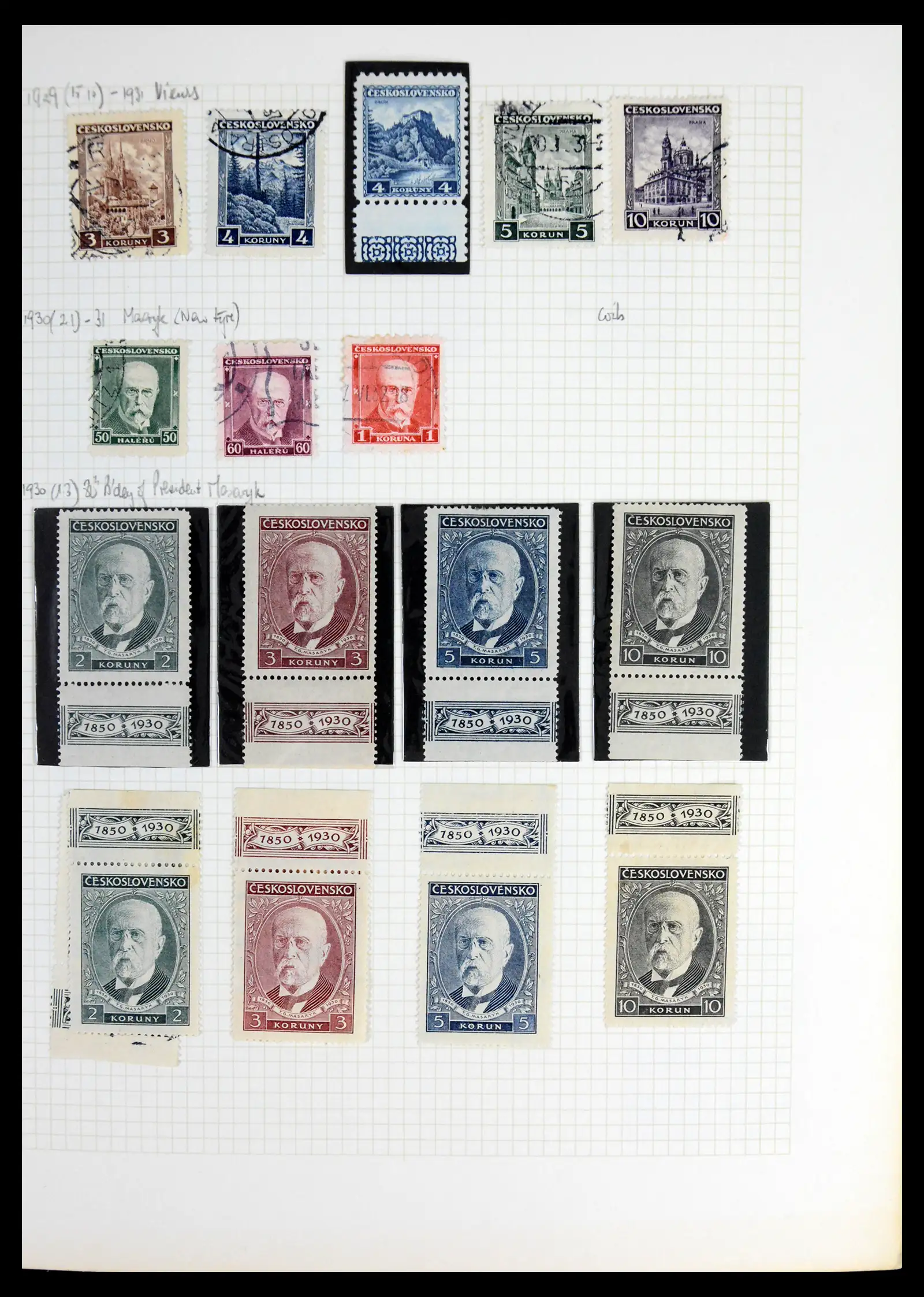 42183 0034 - Postzegelverzameling 42183 Tsjechoslowakije 1918-1961.