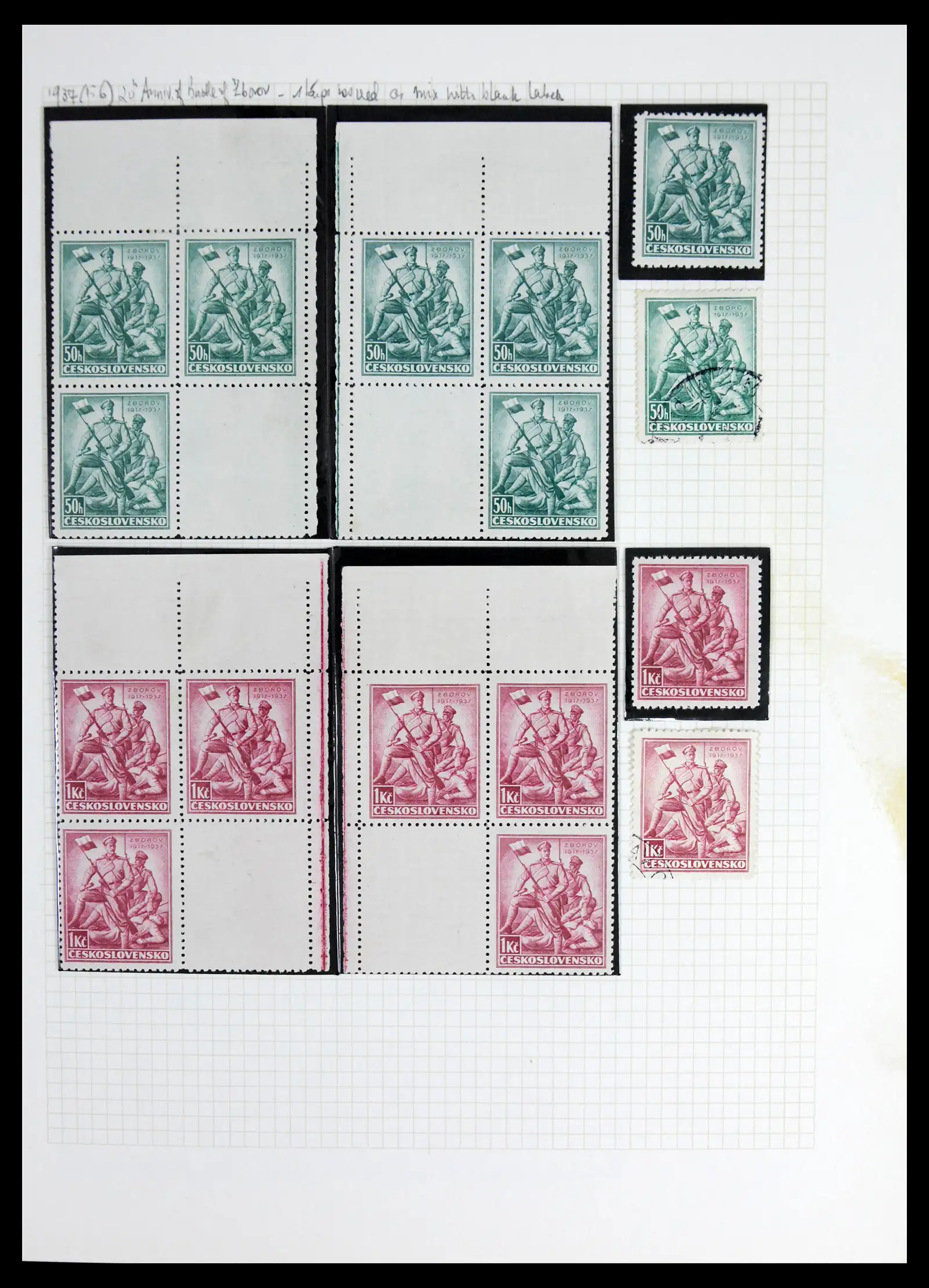 42183 0043 - Postzegelverzameling 42183 Tsjechoslowakije 1918-1961.
