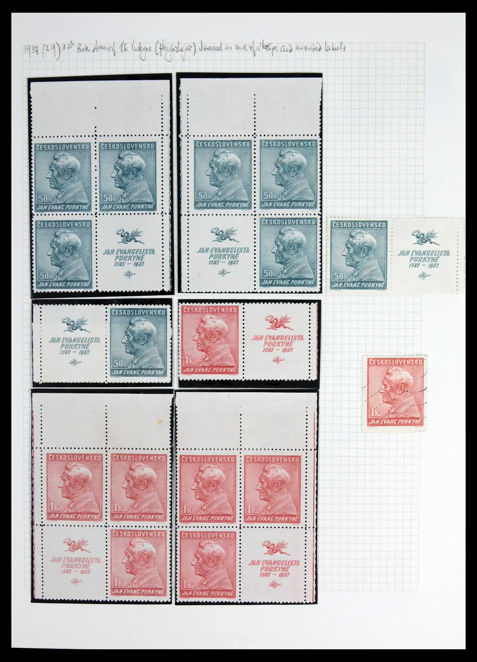 42183 0044 - Postzegelverzameling 42183 Tsjechoslowakije 1918-1961.