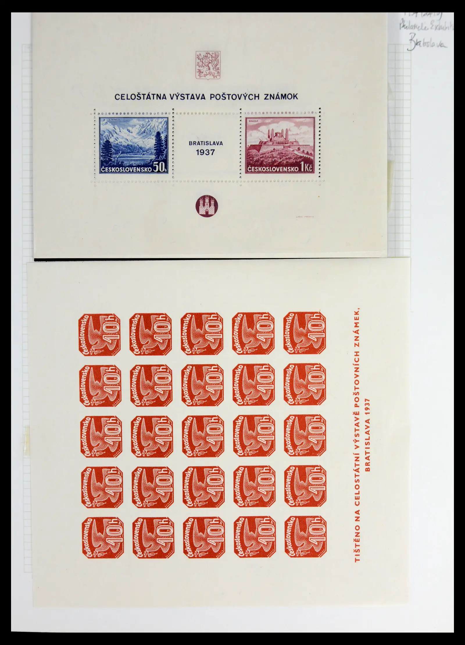 42183 0046 - Postzegelverzameling 42183 Tsjechoslowakije 1918-1961.