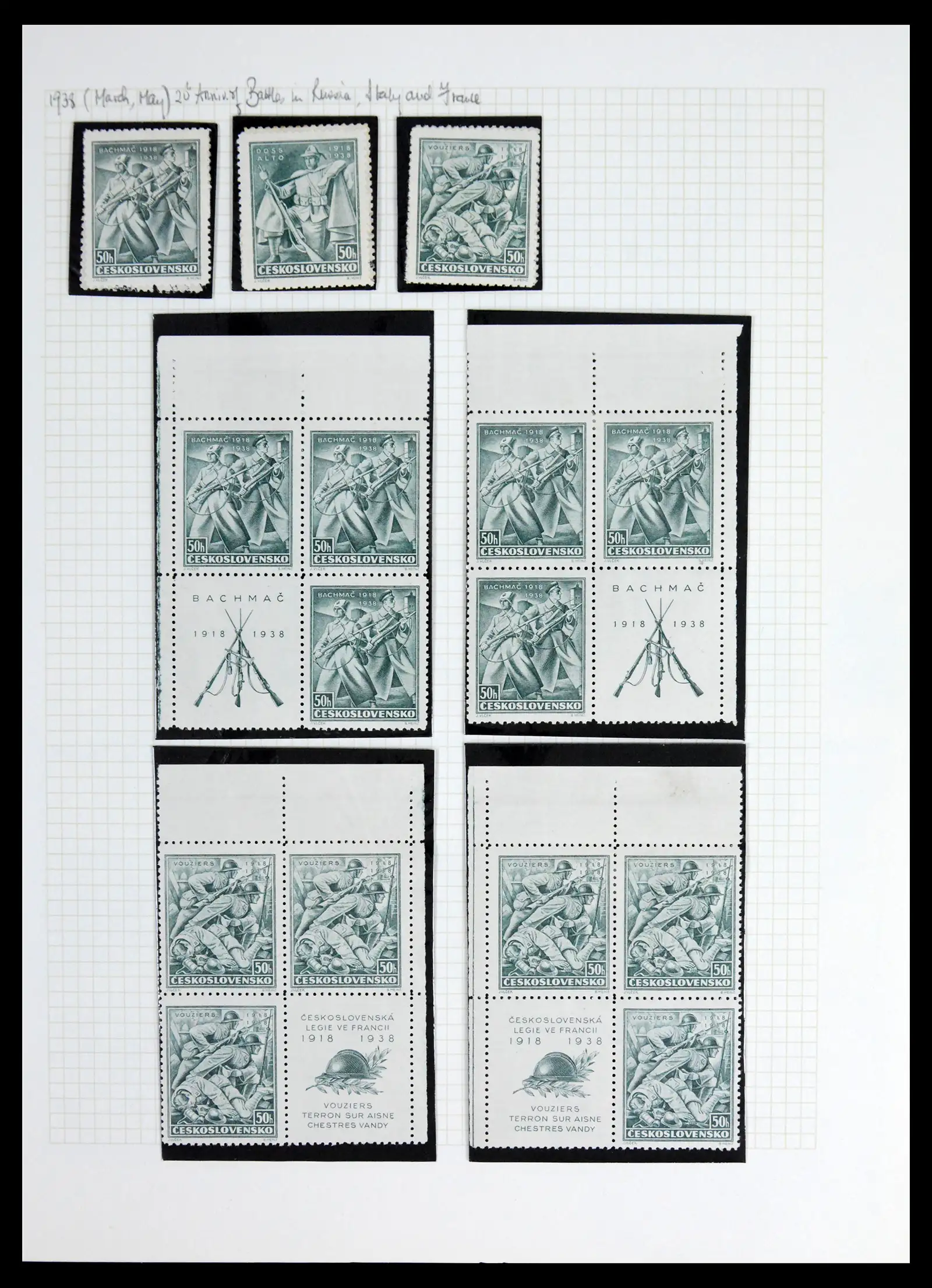 42183 0049 - Postzegelverzameling 42183 Tsjechoslowakije 1918-1961.