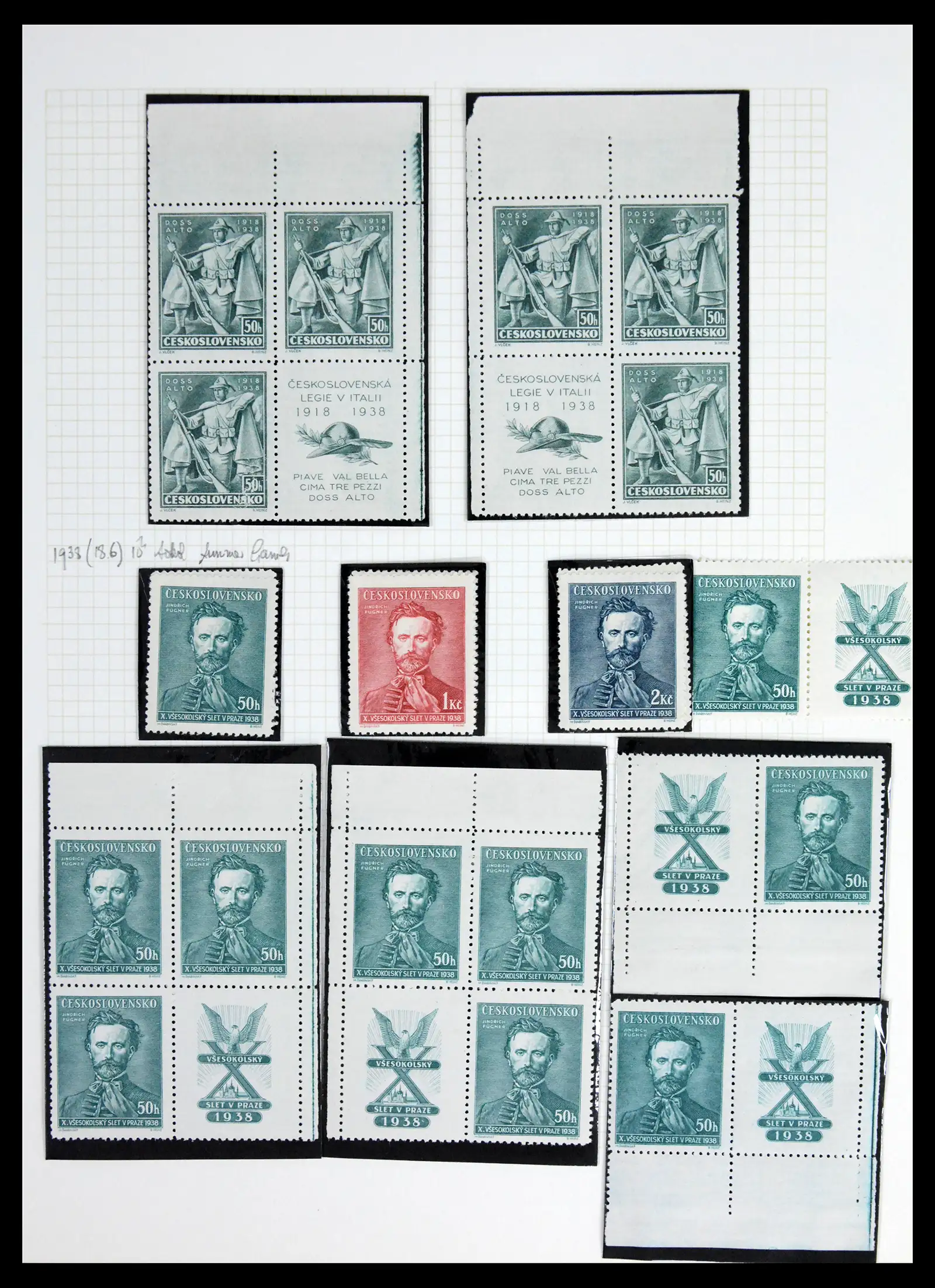 42183 0050 - Postzegelverzameling 42183 Tsjechoslowakije 1918-1961.