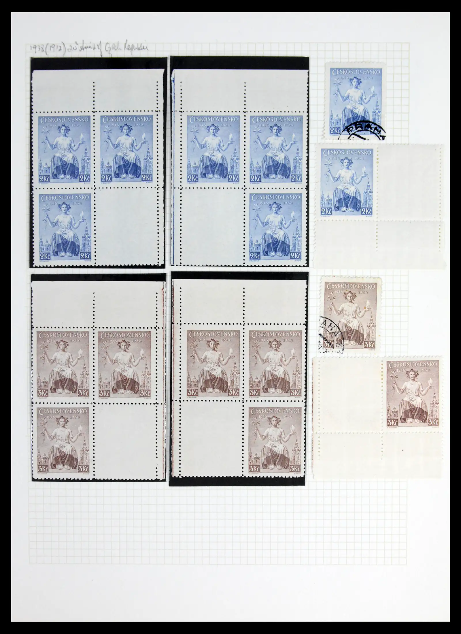 42183 0053 - Postzegelverzameling 42183 Tsjechoslowakije 1918-1961.