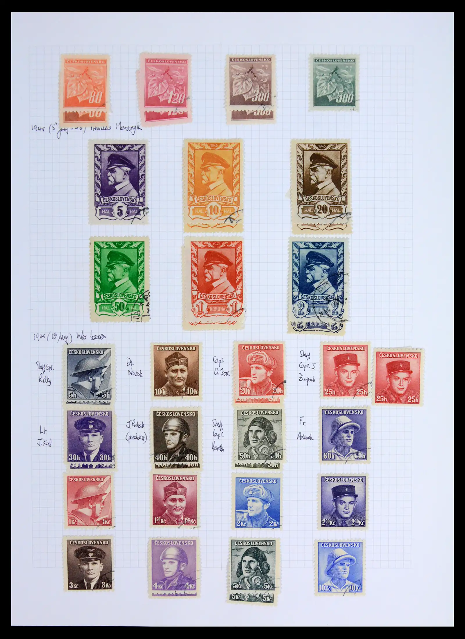 42183 0057 - Postzegelverzameling 42183 Tsjechoslowakije 1918-1961.