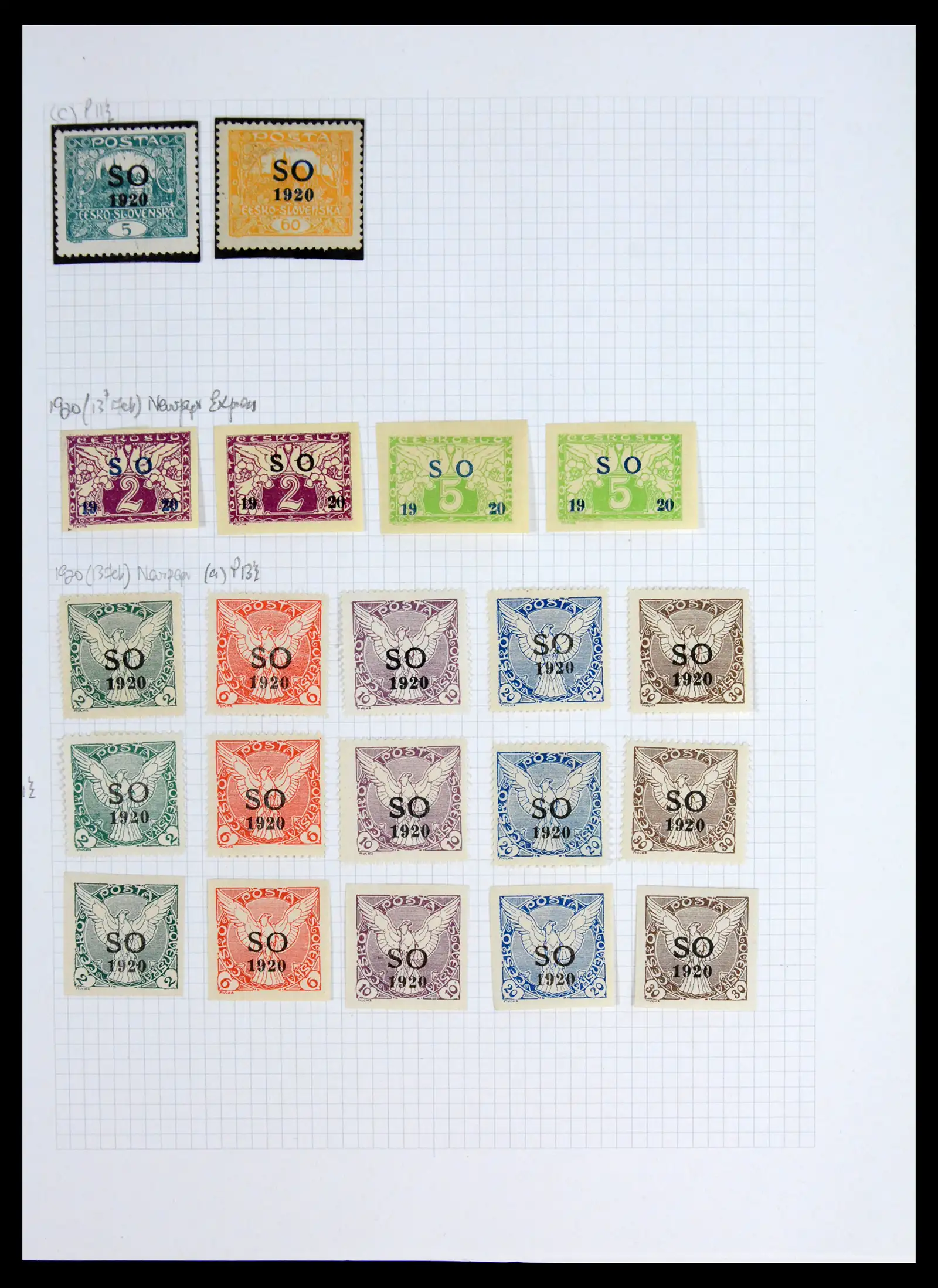 42183 0060 - Postzegelverzameling 42183 Tsjechoslowakije 1918-1961.