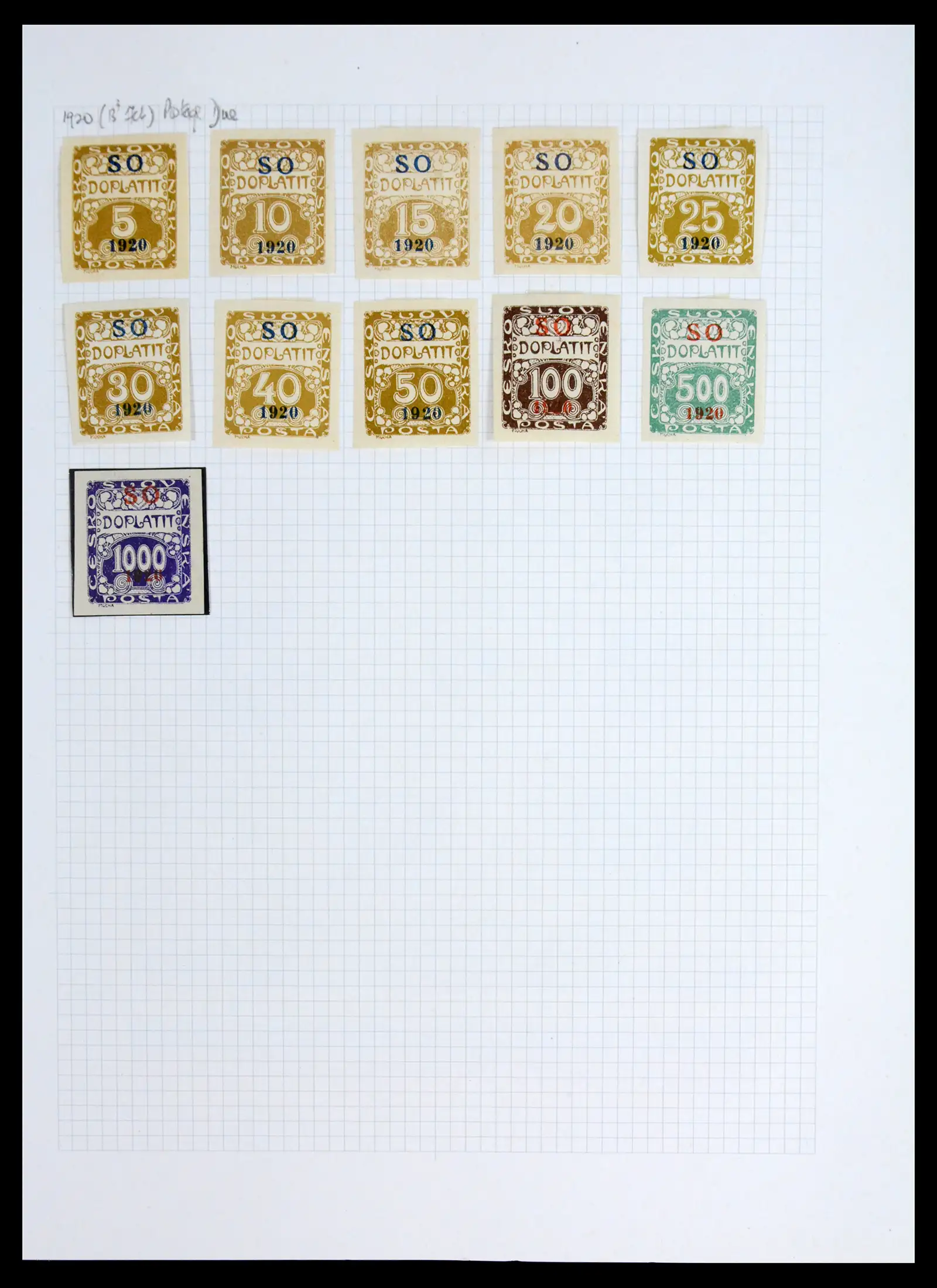42183 0061 - Postzegelverzameling 42183 Tsjechoslowakije 1918-1961.