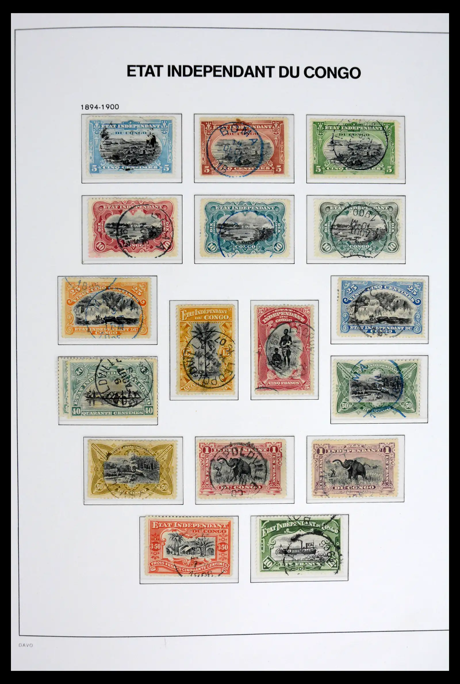 42188 0002 - Stamp collection 42188 Belgian Congo 1886-1960.