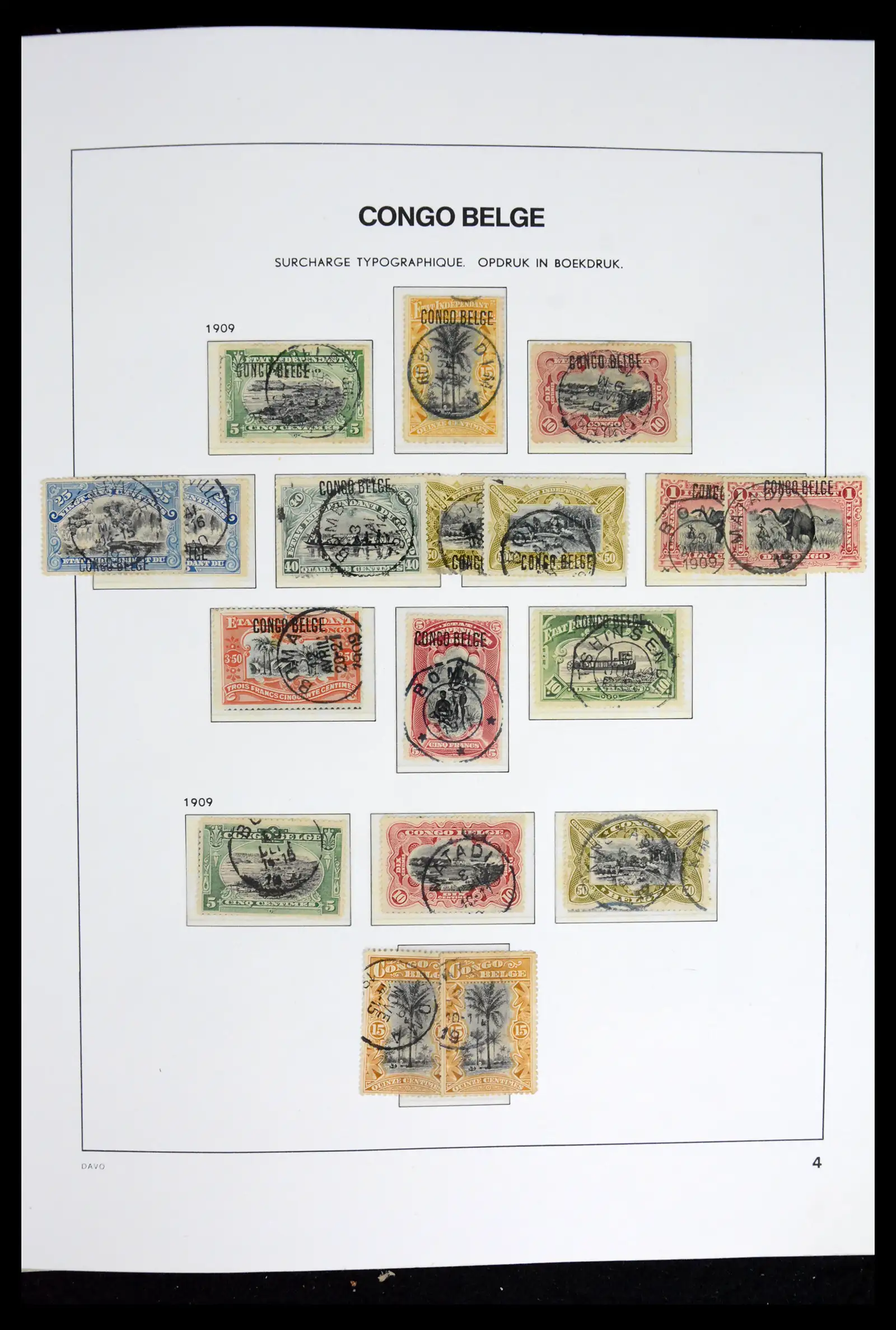 42188 0004 - Stamp collection 42188 Belgian Congo 1886-1960.