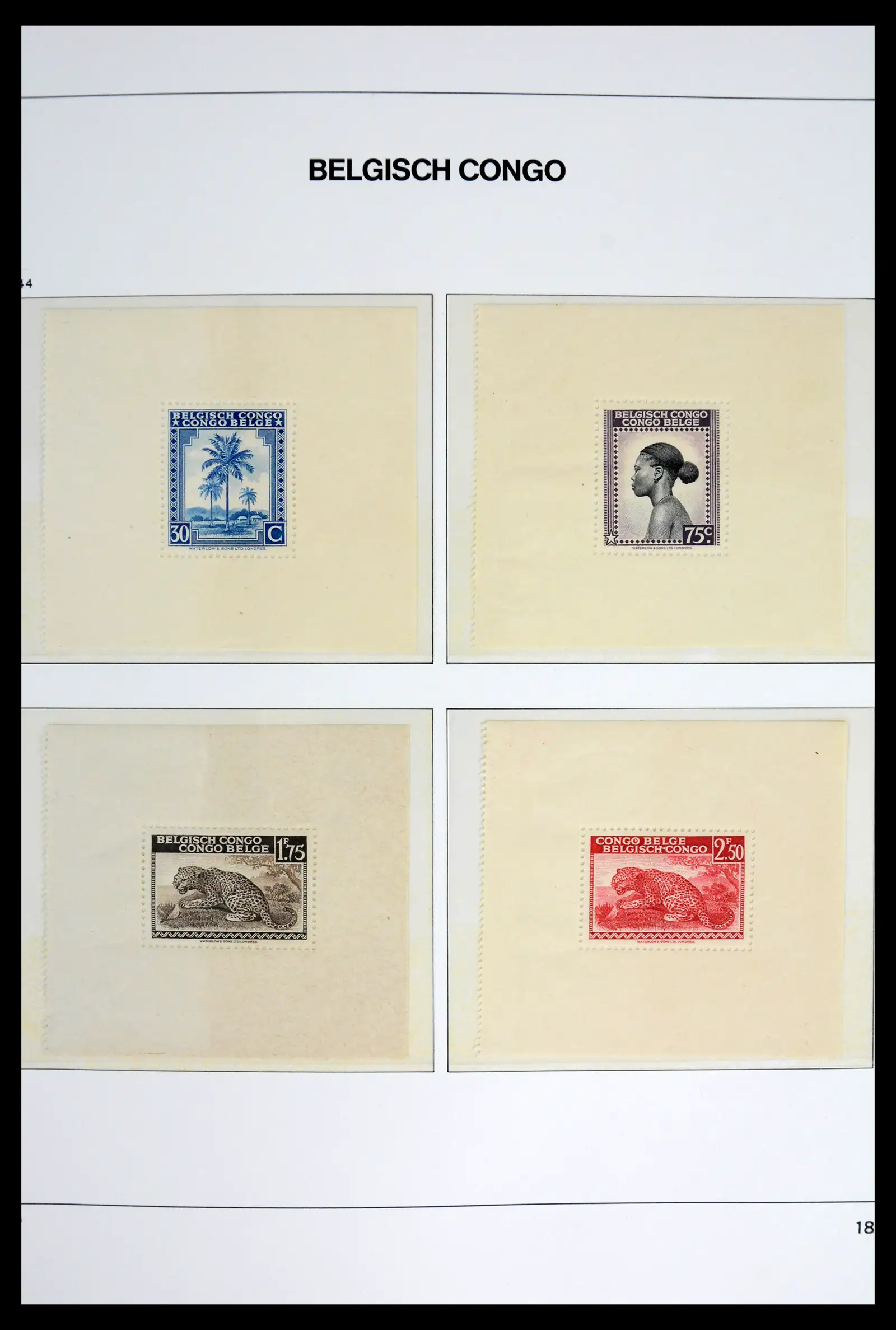 42188 0019 - Stamp collection 42188 Belgian Congo 1886-1960.