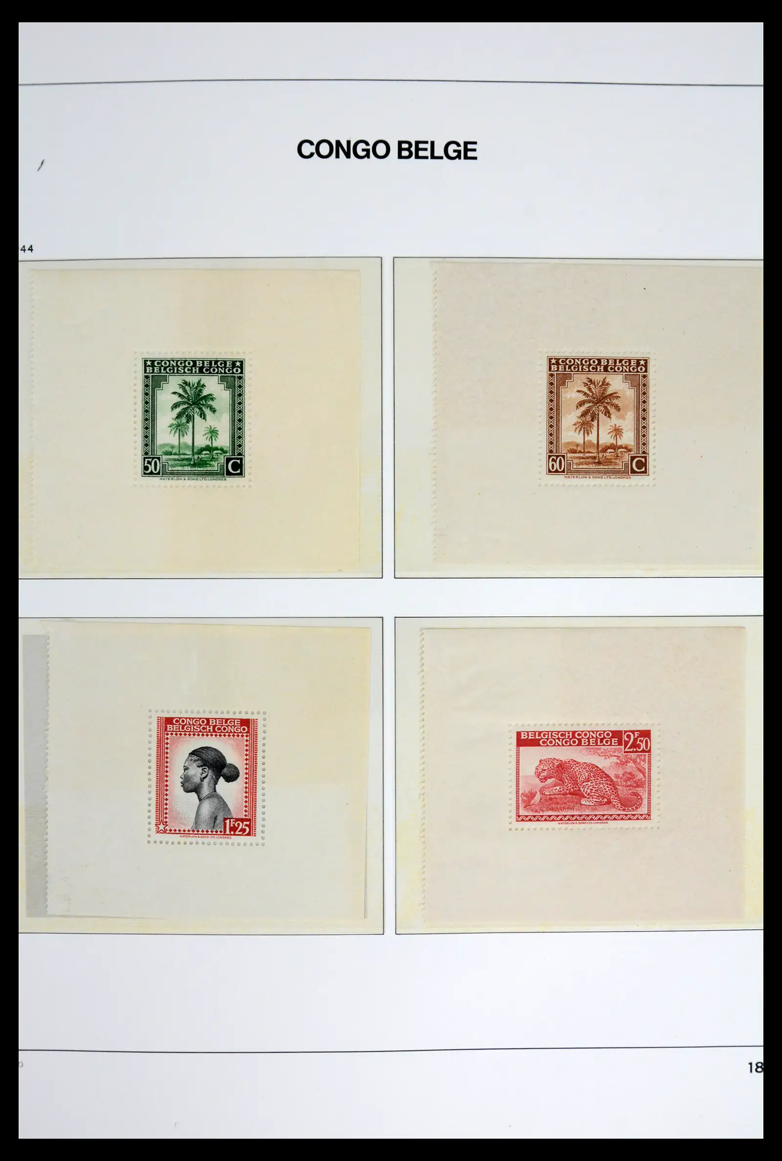 42188 0020 - Stamp collection 42188 Belgian Congo 1886-1960.