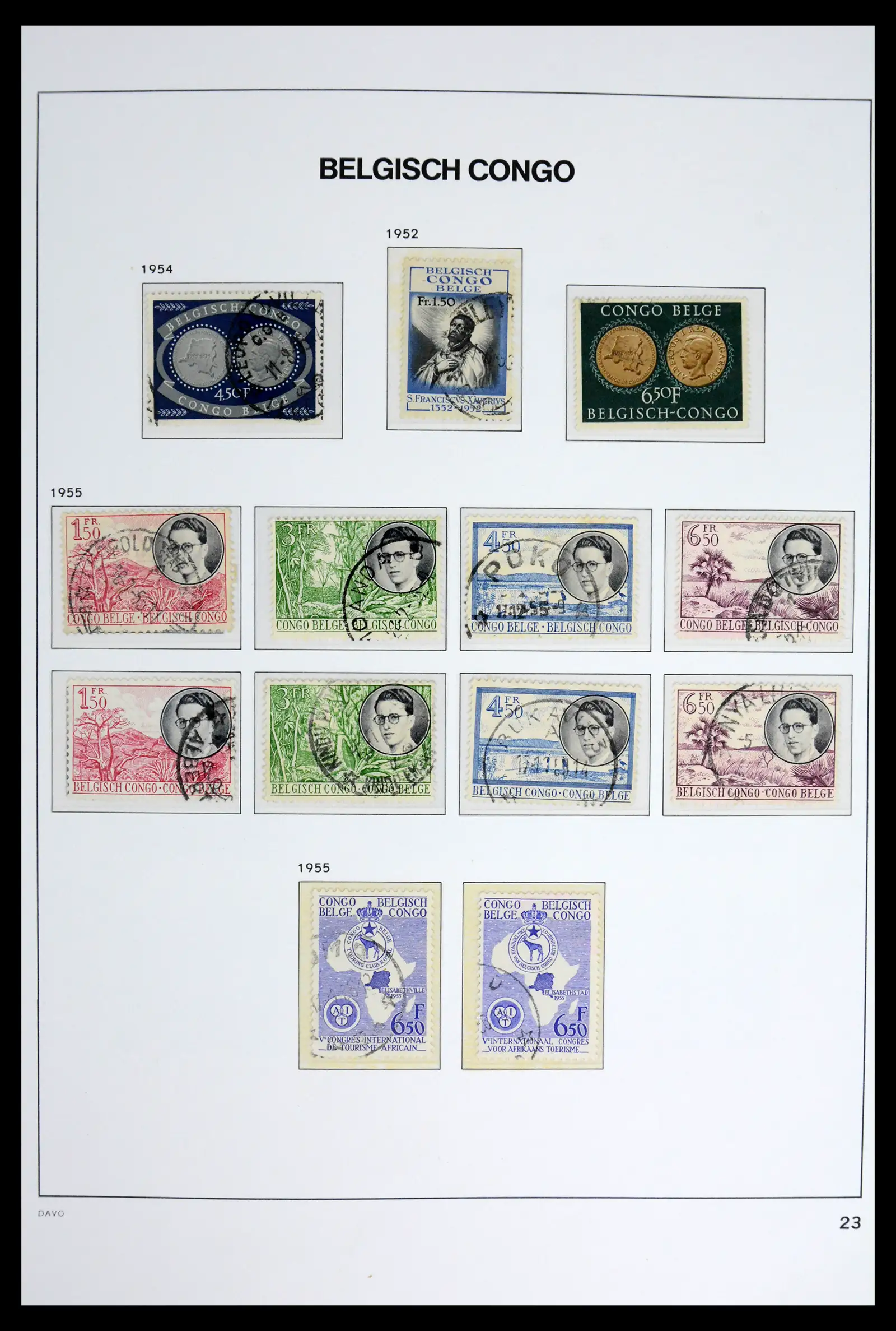 42188 0025 - Postzegelverzameling 42188 Belgisch Congo 1886-1960.