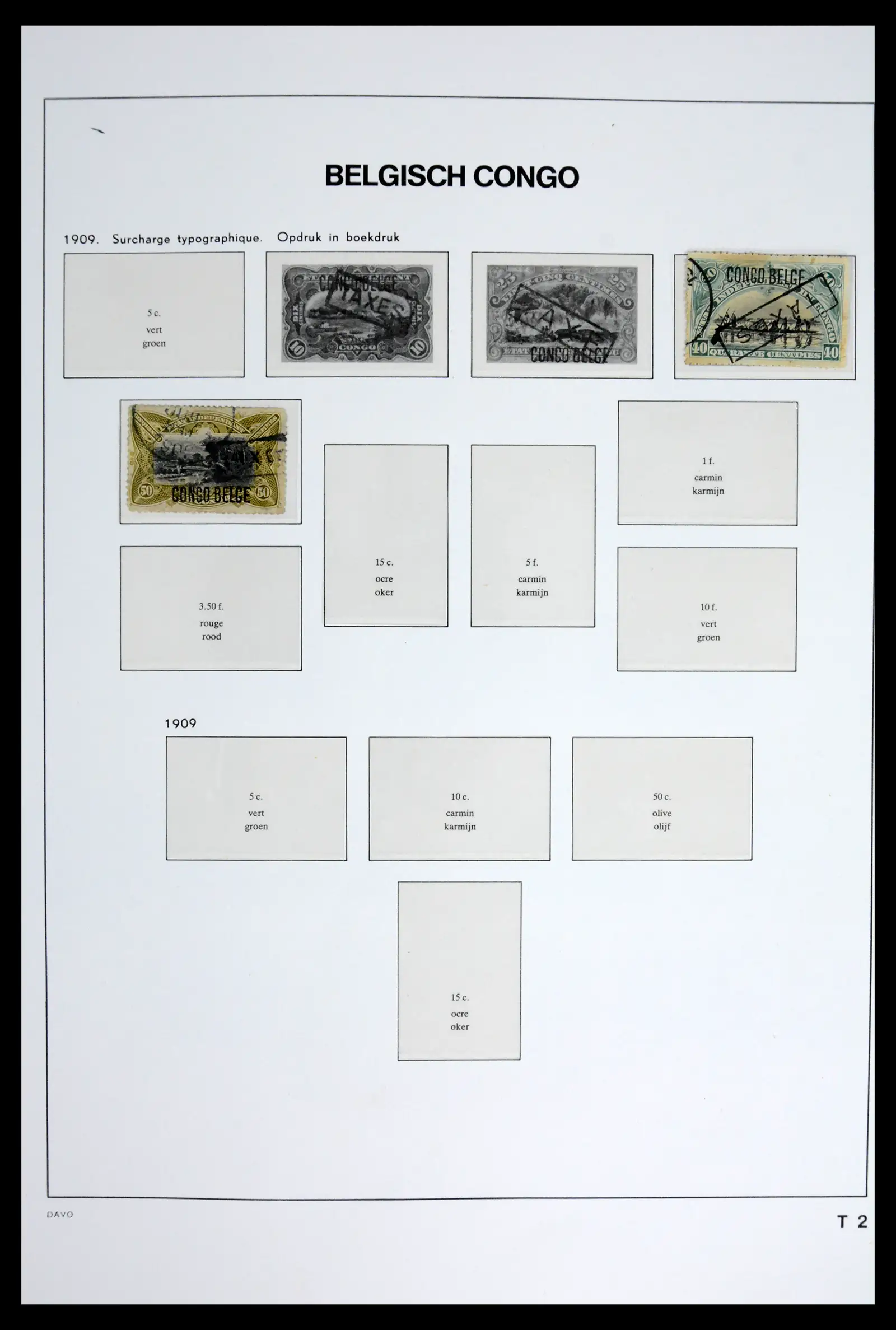 42188 0031 - Postzegelverzameling 42188 Belgisch Congo 1886-1960.