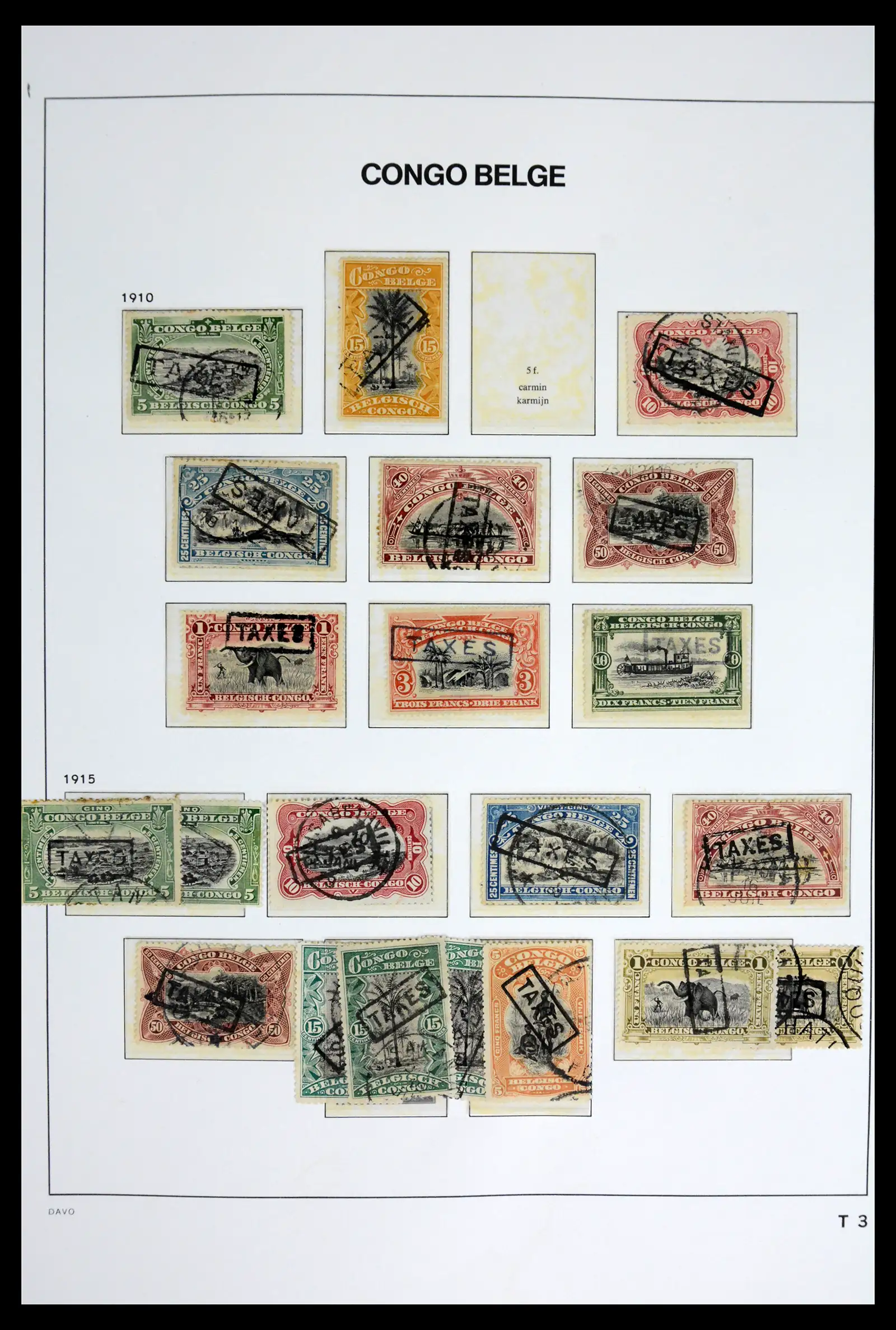 42188 0032 - Postzegelverzameling 42188 Belgisch Congo 1886-1960.