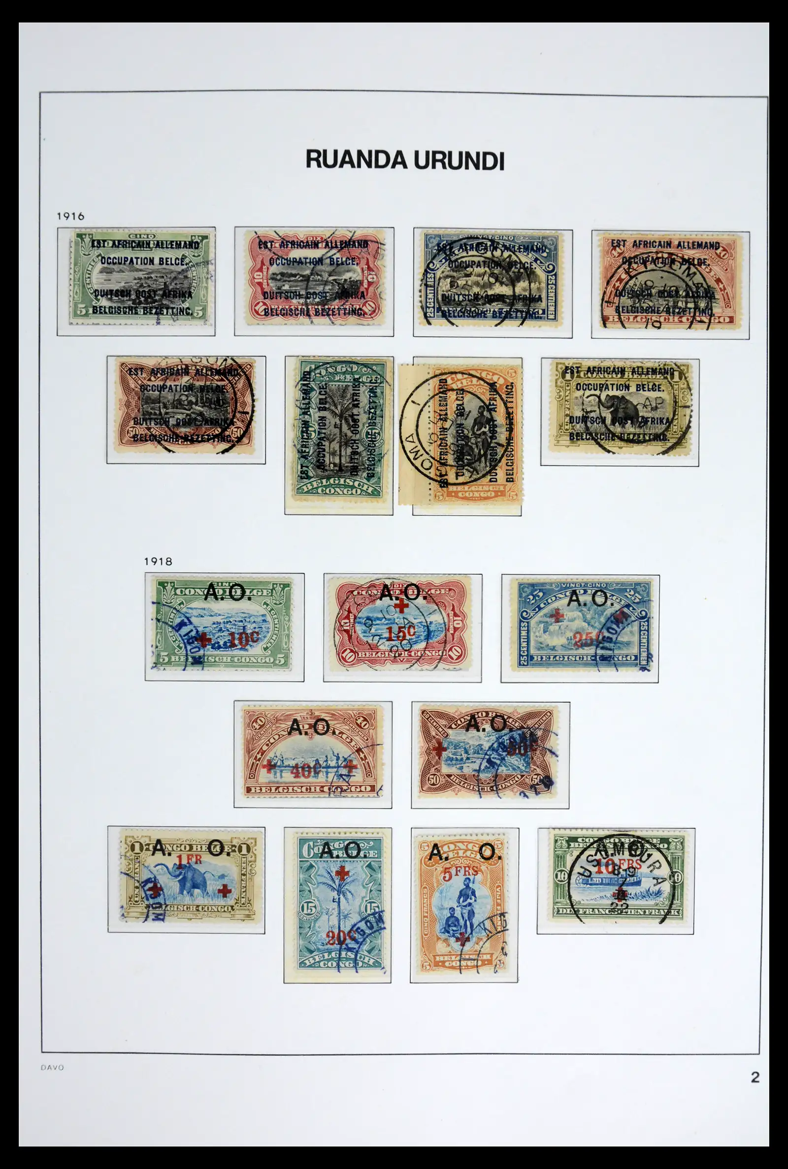 42188 0035 - Postzegelverzameling 42188 Belgisch Congo 1886-1960.