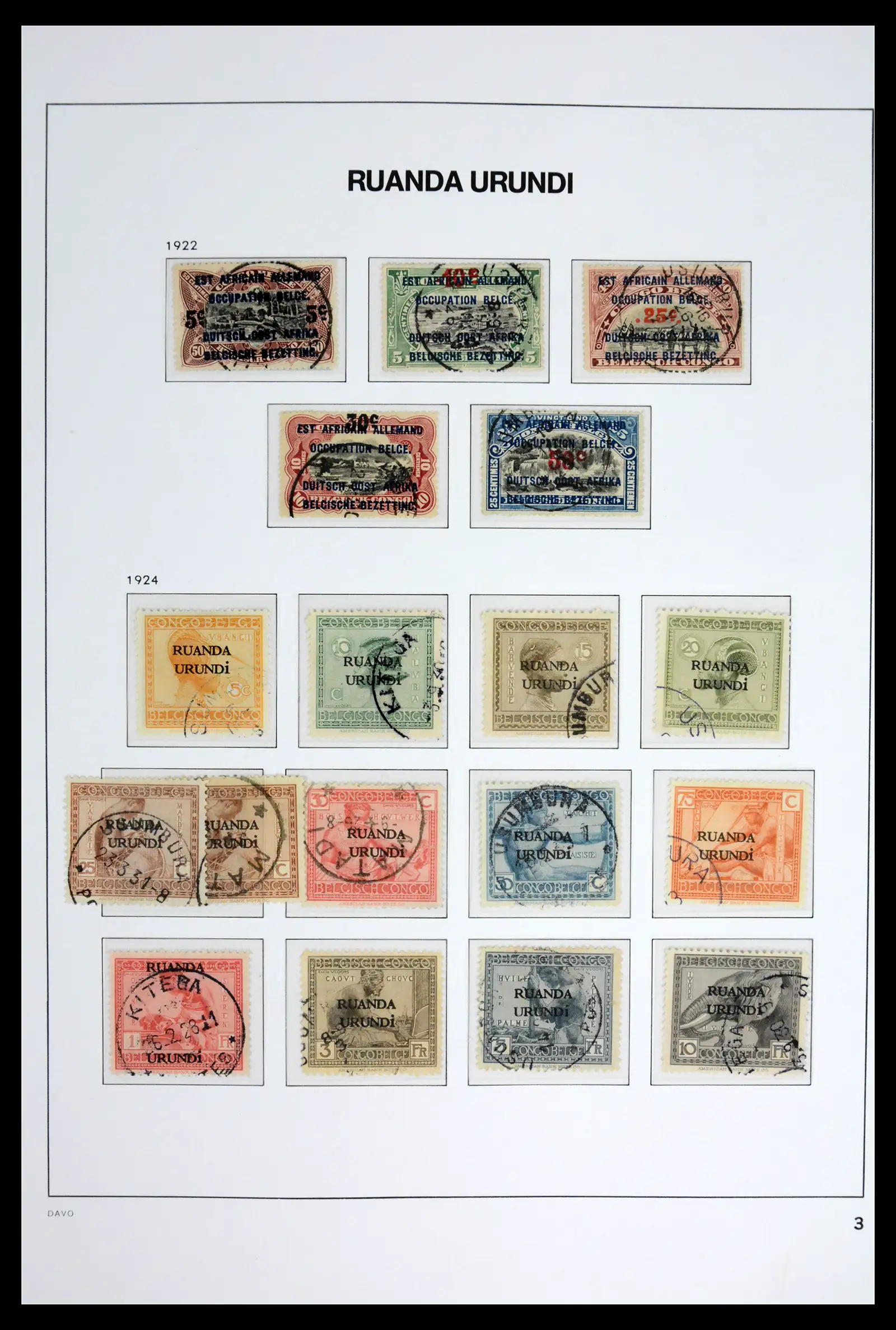 42188 0036 - Postzegelverzameling 42188 Belgisch Congo 1886-1960.