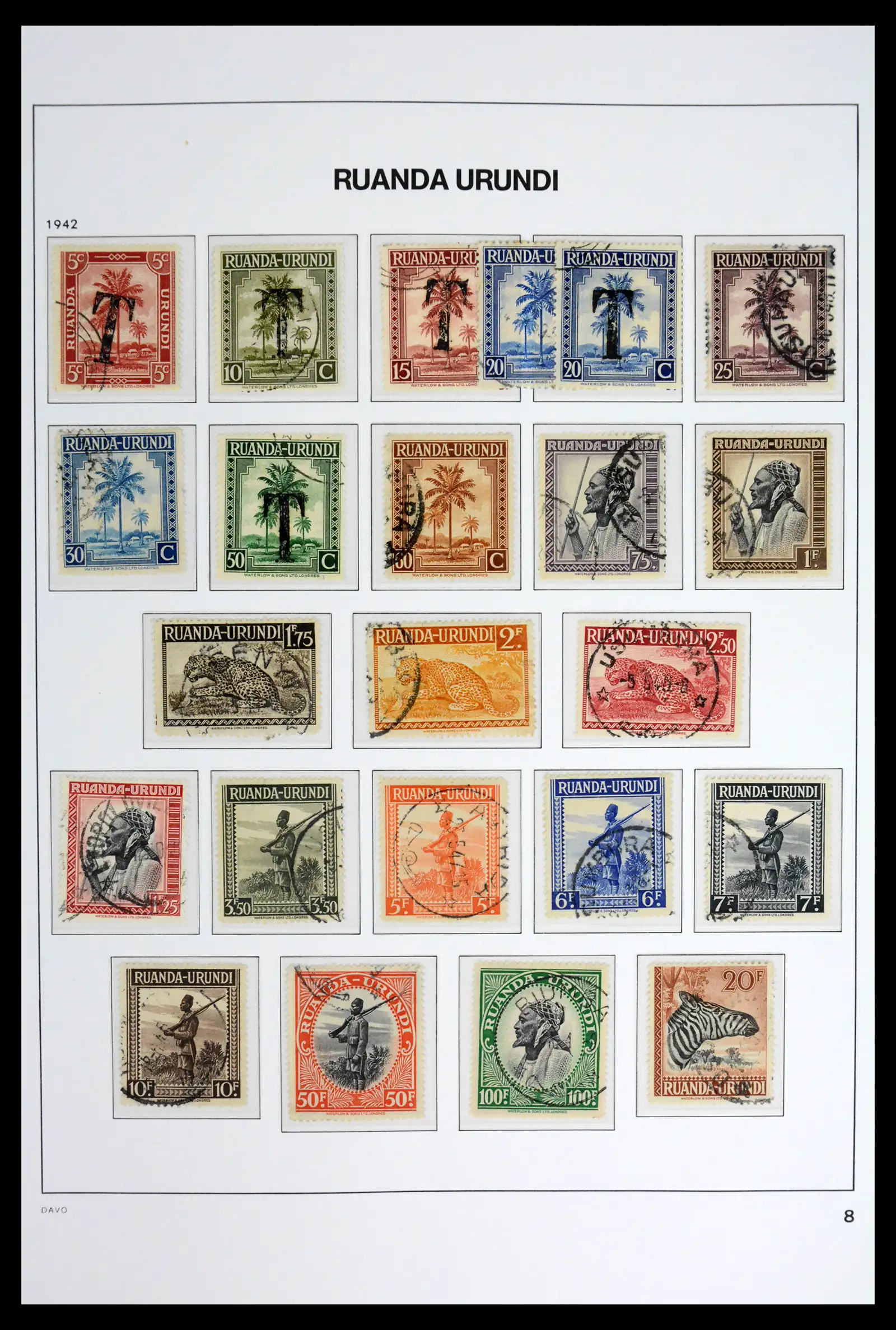 42188 0041 - Postzegelverzameling 42188 Belgisch Congo 1886-1960.