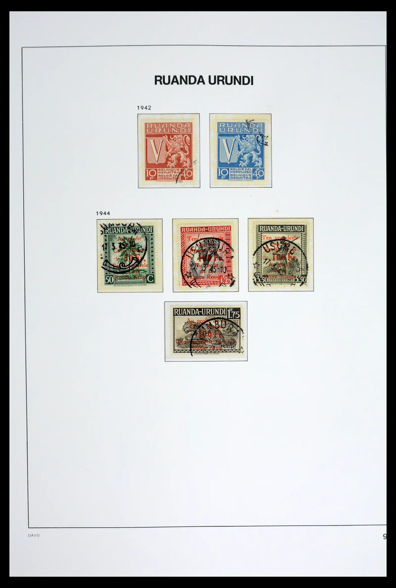 42188 0043 - Postzegelverzameling 42188 Belgisch Congo 1886-1960.