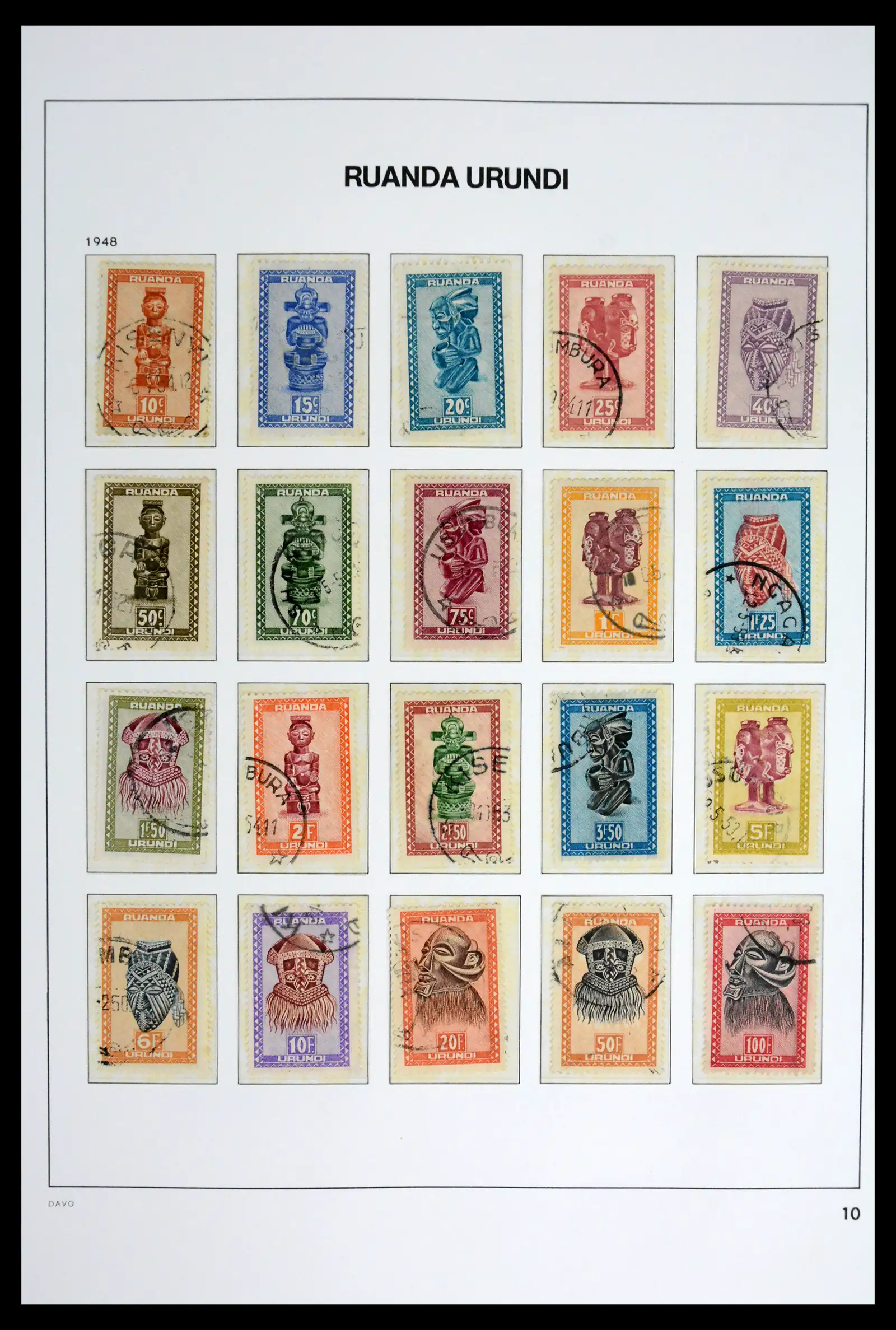 42188 0044 - Postzegelverzameling 42188 Belgisch Congo 1886-1960.