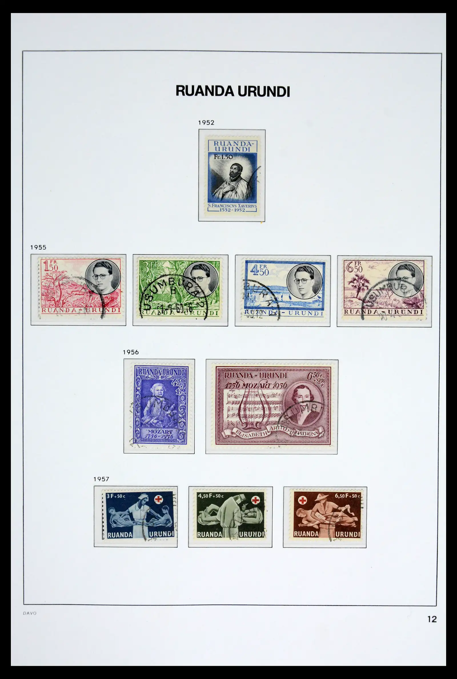 42188 0046 - Postzegelverzameling 42188 Belgisch Congo 1886-1960.