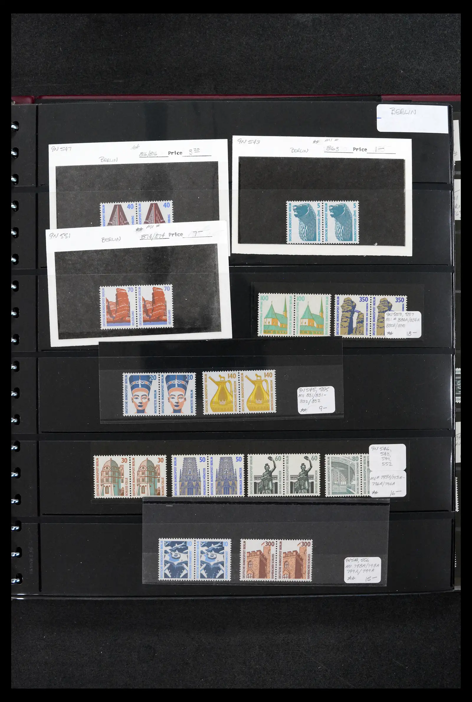 42209 0011 - Postzegelverzameling 42209 Bund/Berlijn rolzegels 1961-2005.