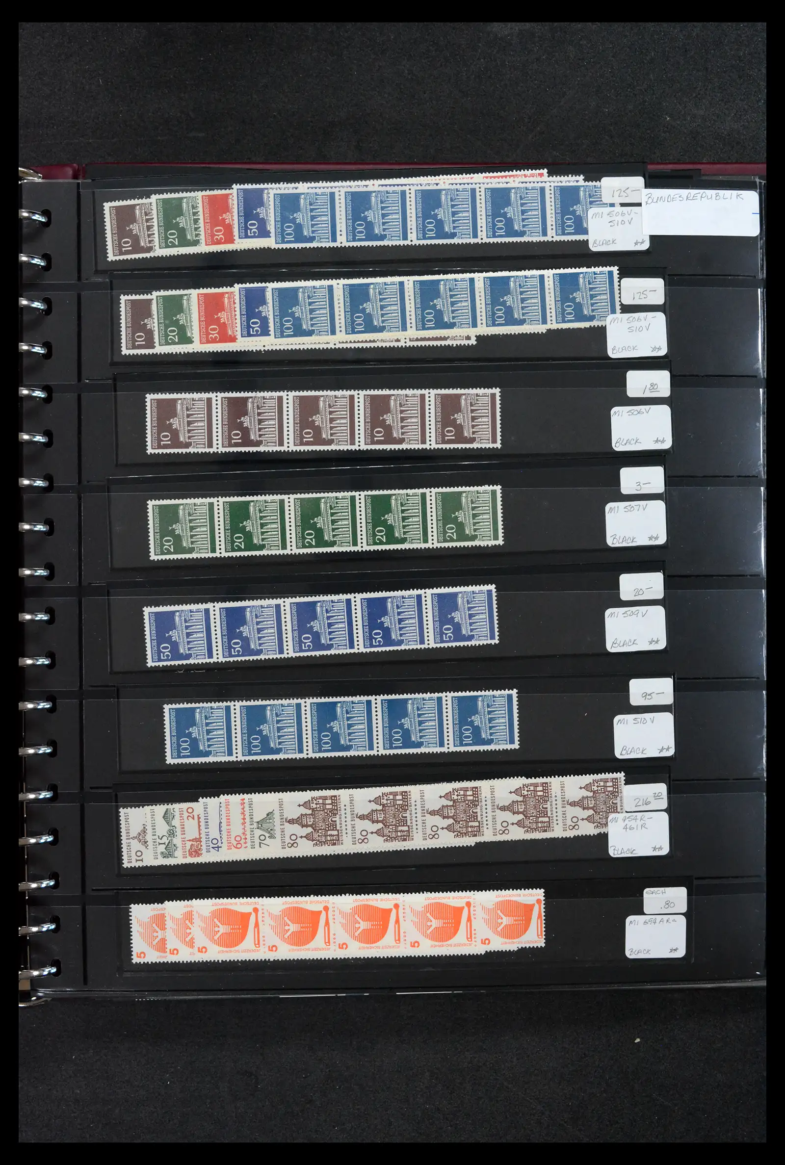 42209 0019 - Postzegelverzameling 42209 Bund/Berlijn rolzegels 1961-2005.