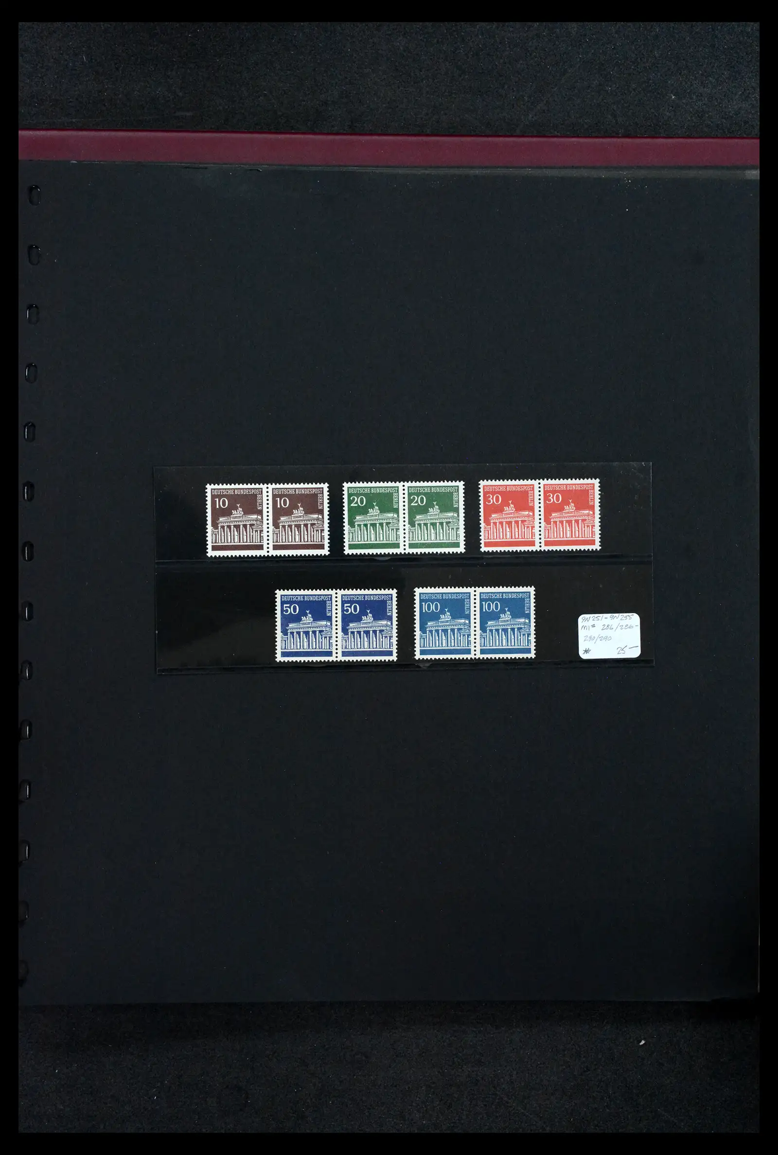 42209 0035 - Postzegelverzameling 42209 Bund/Berlijn rolzegels 1961-2005.