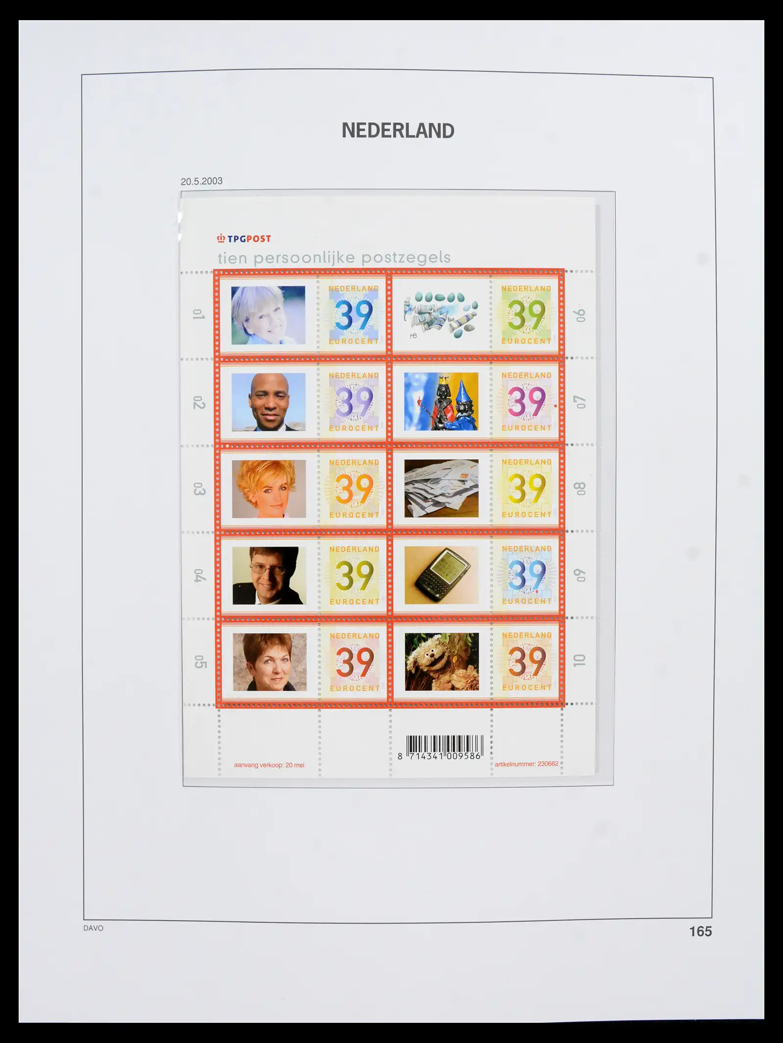 42211 0027 - Postzegelverzameling 42211 Nederland compleet postfris 2000-2025!!