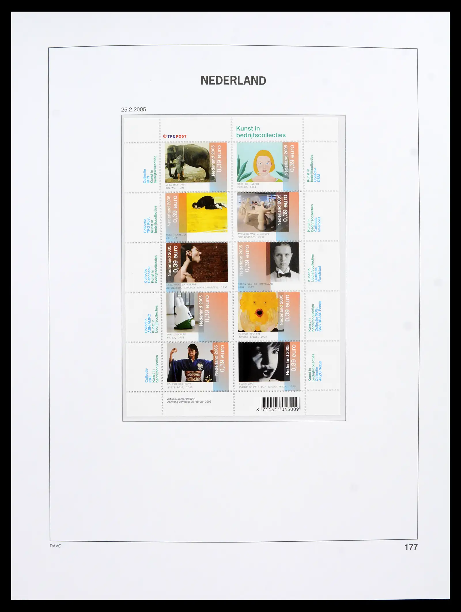 42211 0039 - Postzegelverzameling 42211 Nederland compleet postfris 2000-2025!!