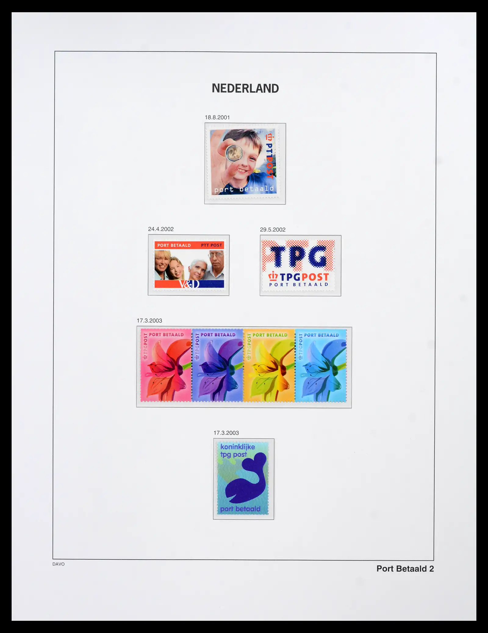 42211 0076 - Postzegelverzameling 42211 Nederland compleet postfris 2000-2025!!