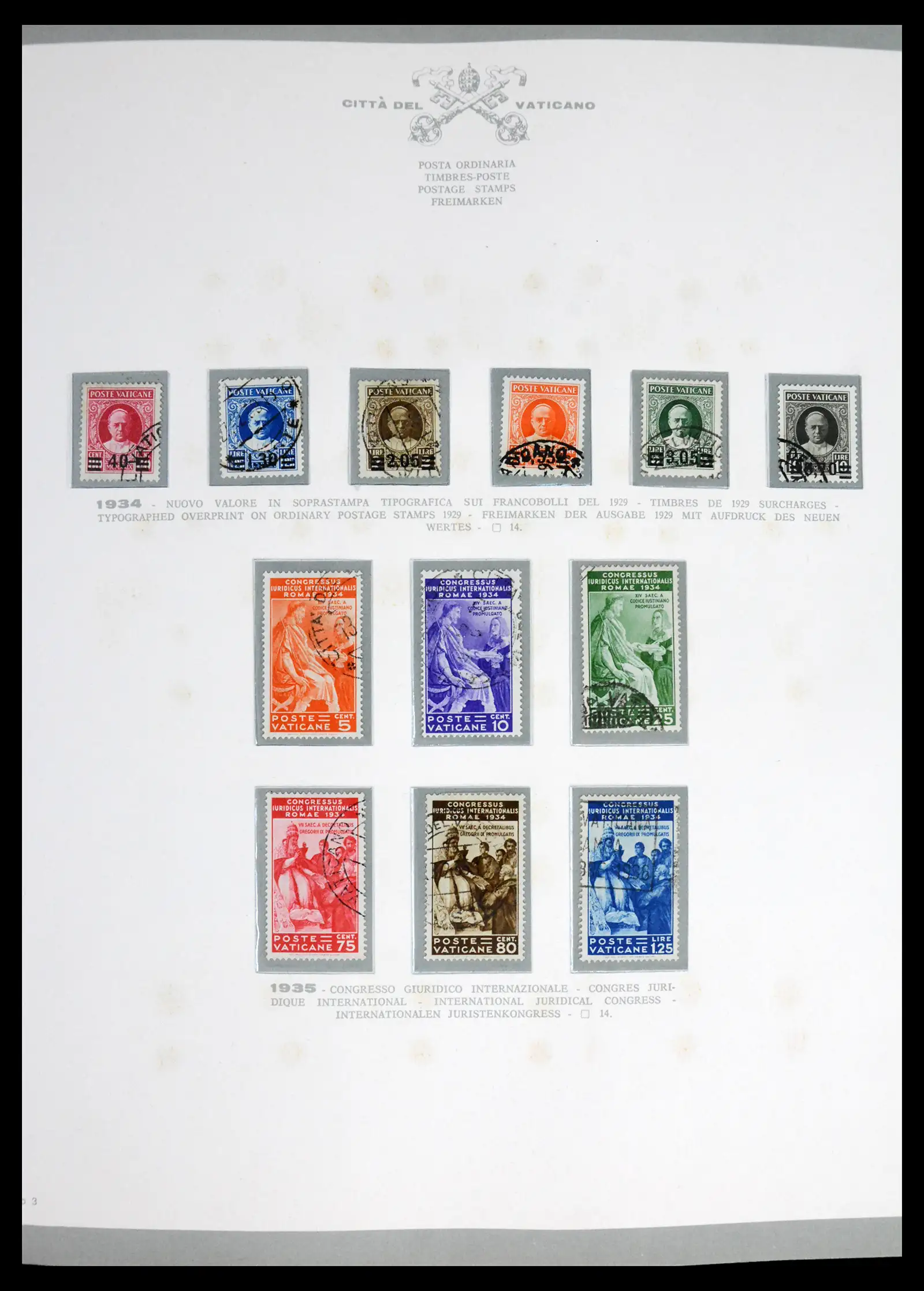 42216 0004 - Stamp collection 42216 Vatican complete 1929-1972.