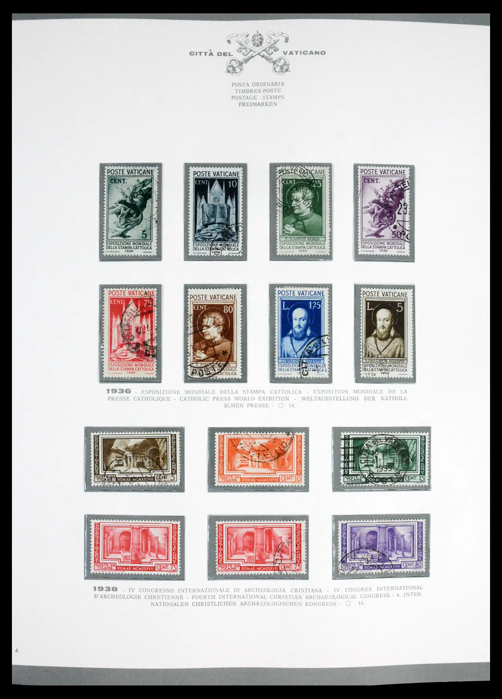 42216 0005 - Stamp collection 42216 Vatican complete 1929-1972.
