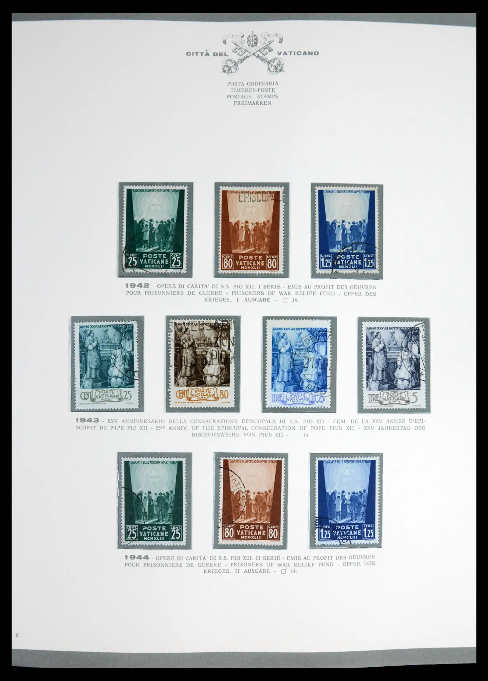 42216 0007 - Stamp collection 42216 Vatican complete 1929-1972.