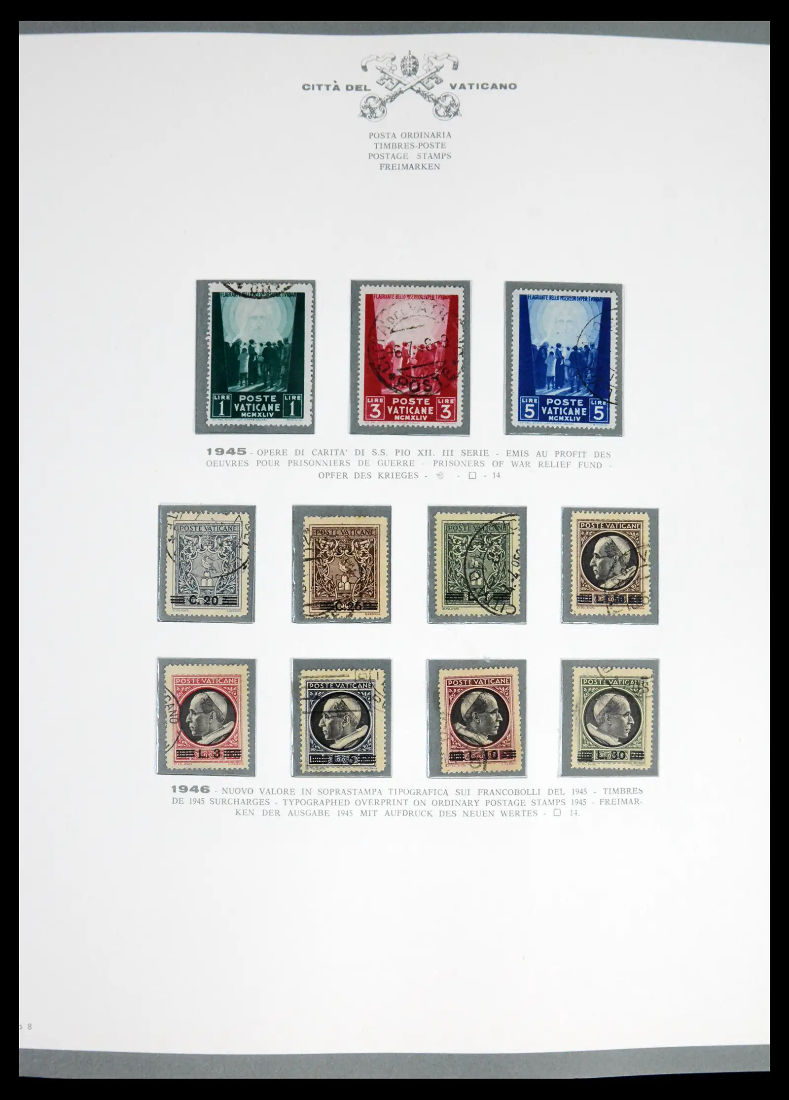 42216 0009 - Stamp collection 42216 Vatican complete 1929-1972.