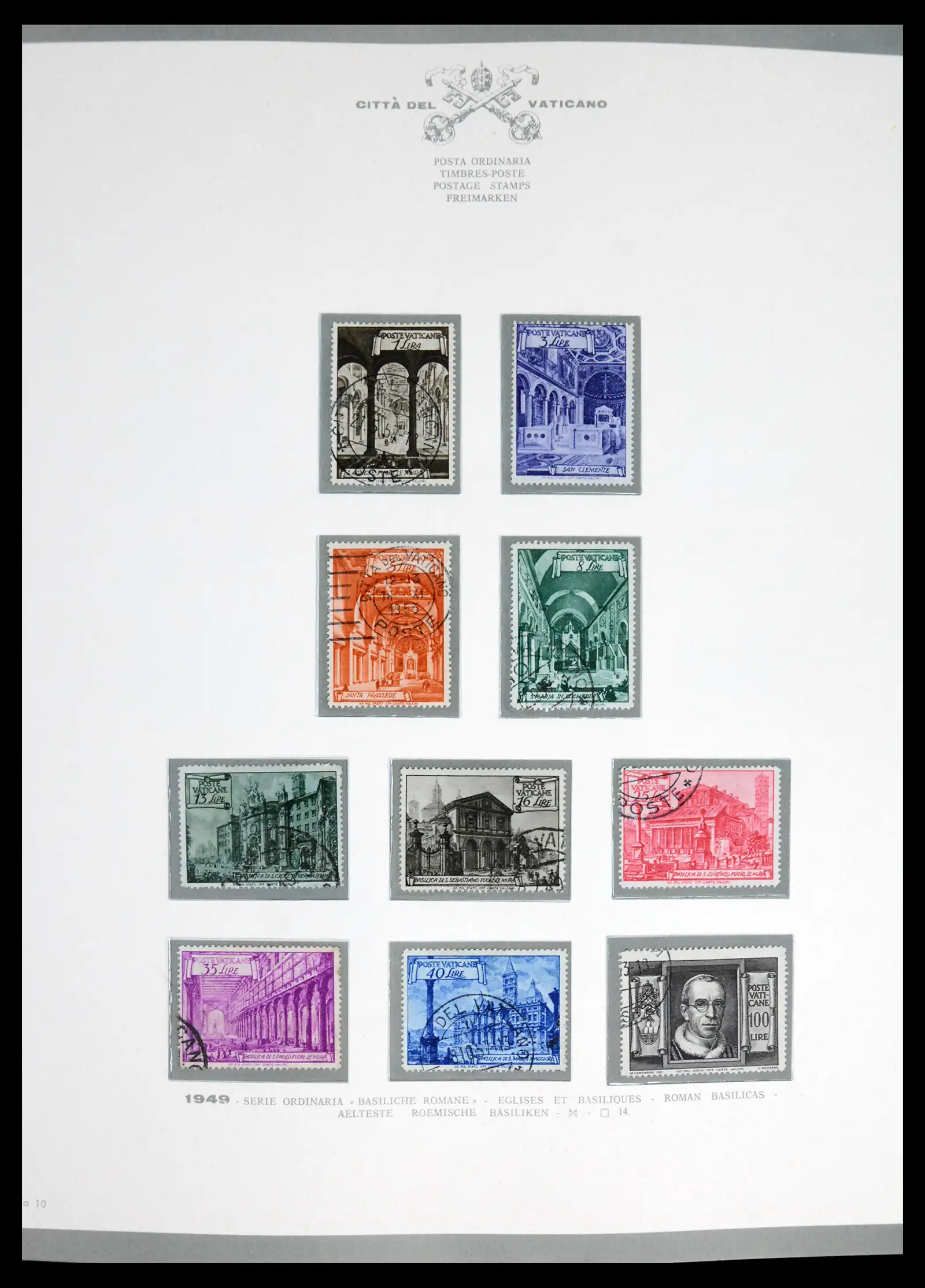 42216 0011 - Stamp collection 42216 Vatican complete 1929-1972.