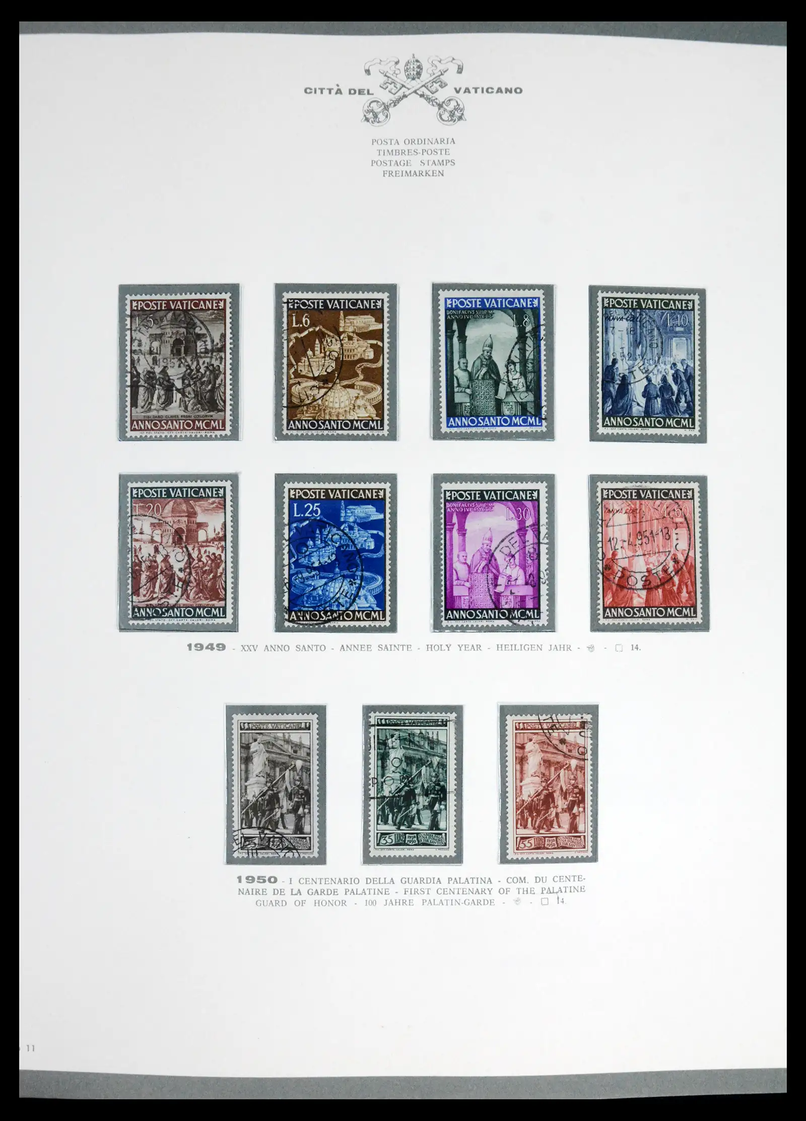 42216 0012 - Stamp collection 42216 Vatican complete 1929-1972.