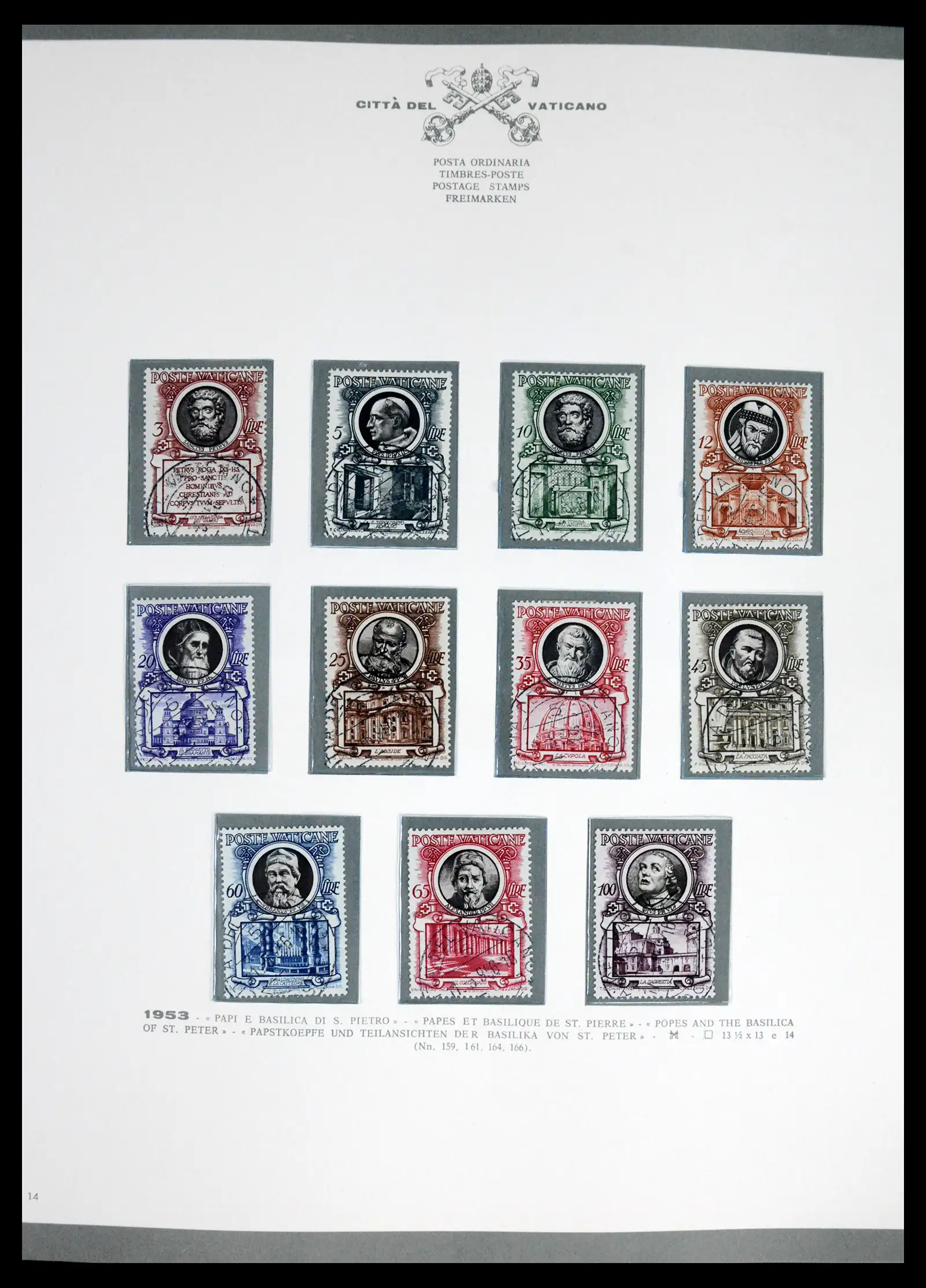 42216 0015 - Stamp collection 42216 Vatican complete 1929-1972.