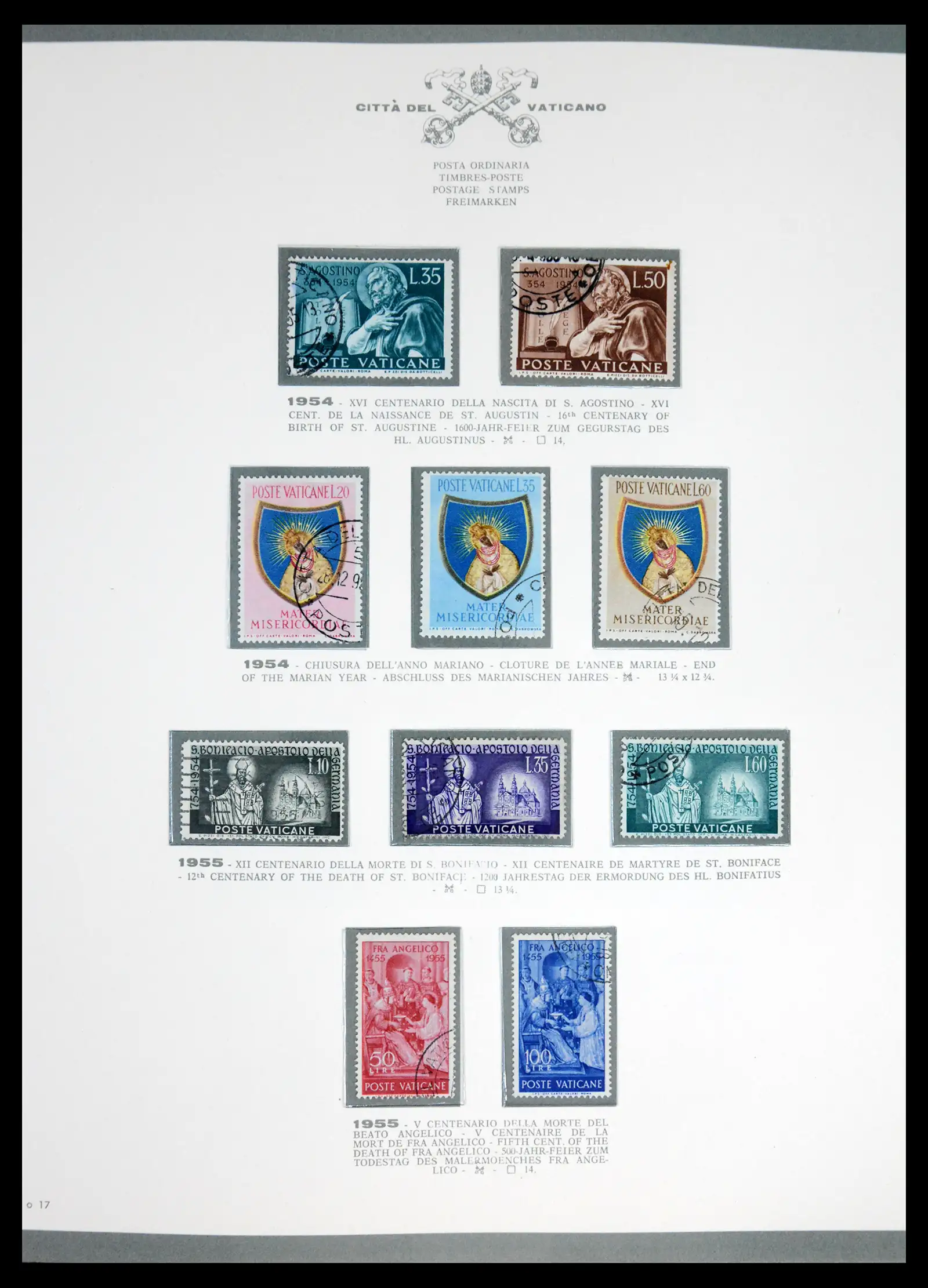 42216 0018 - Stamp collection 42216 Vatican complete 1929-1972.