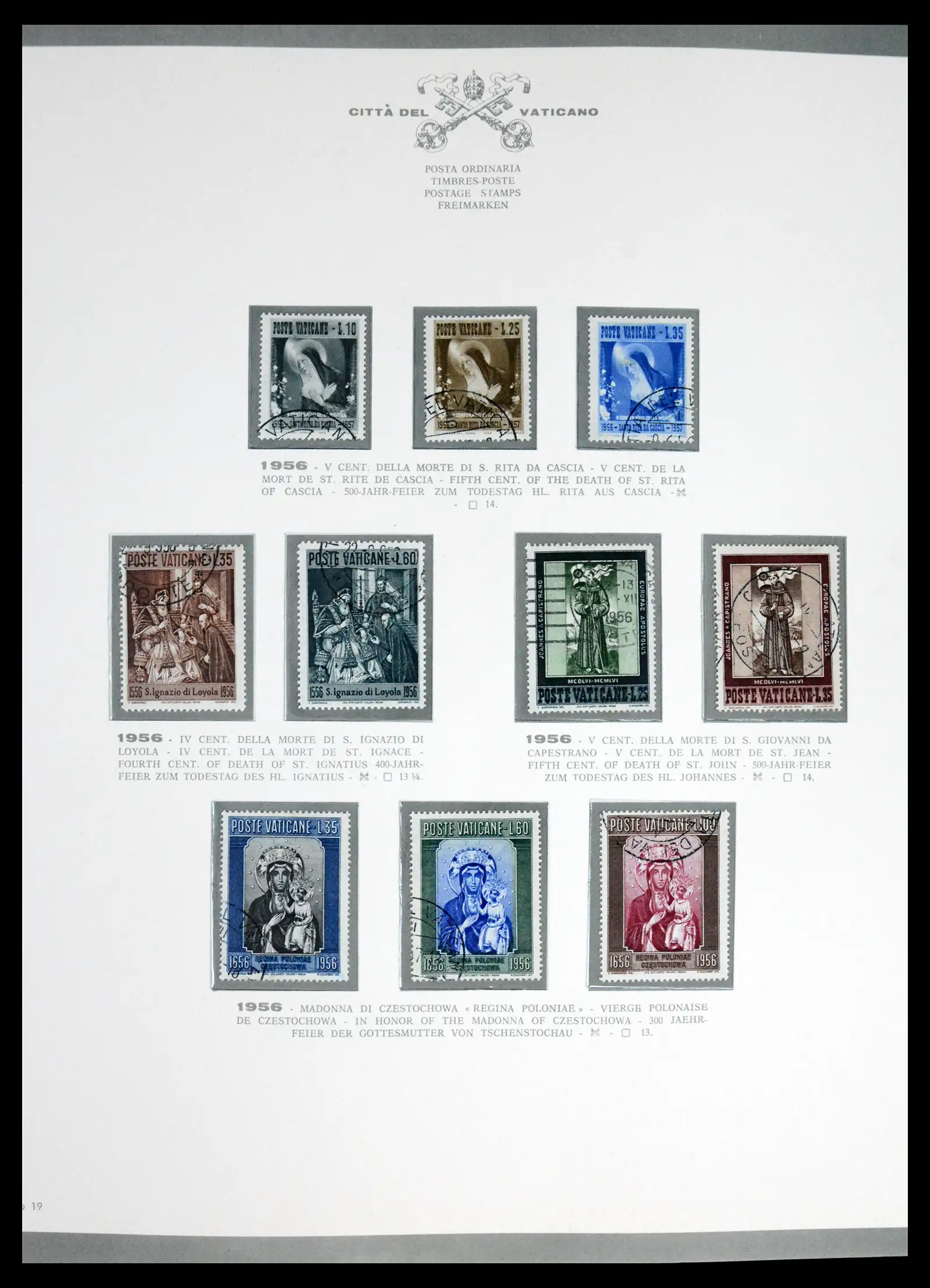 42216 0020 - Stamp collection 42216 Vatican complete 1929-1972.