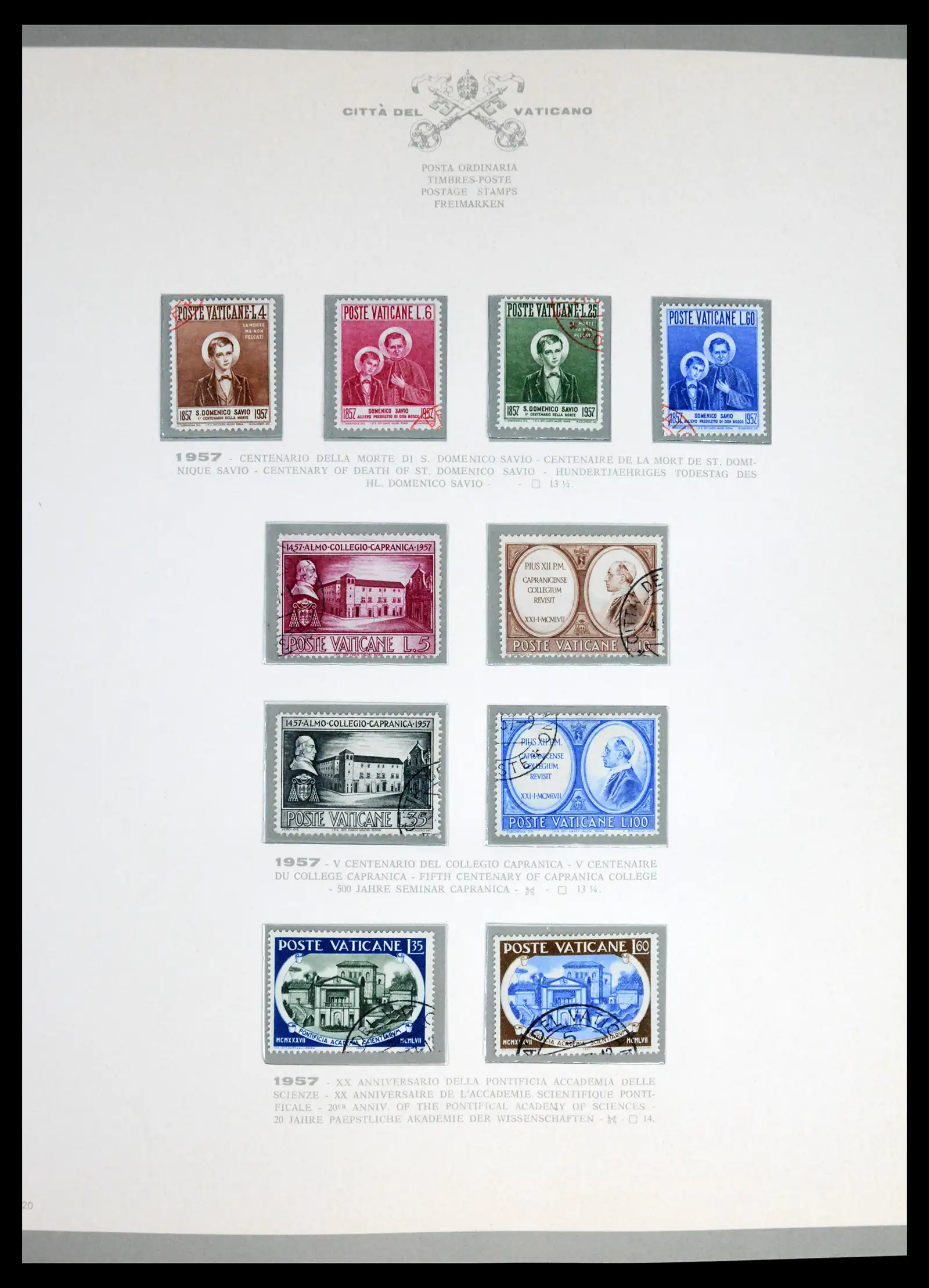 42216 0021 - Stamp collection 42216 Vatican complete 1929-1972.