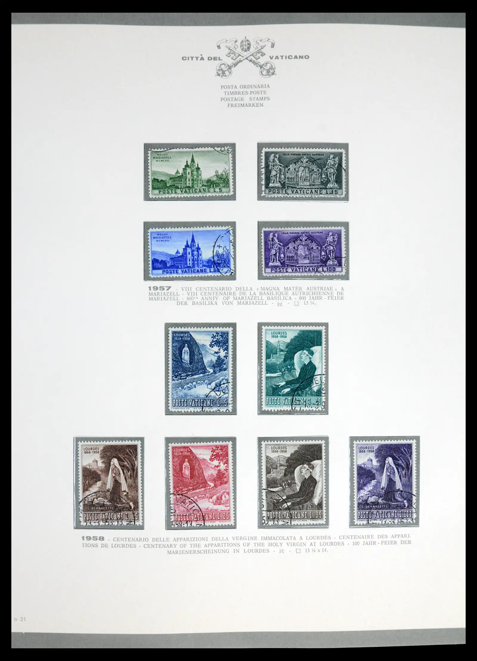 42216 0022 - Stamp collection 42216 Vatican complete 1929-1972.