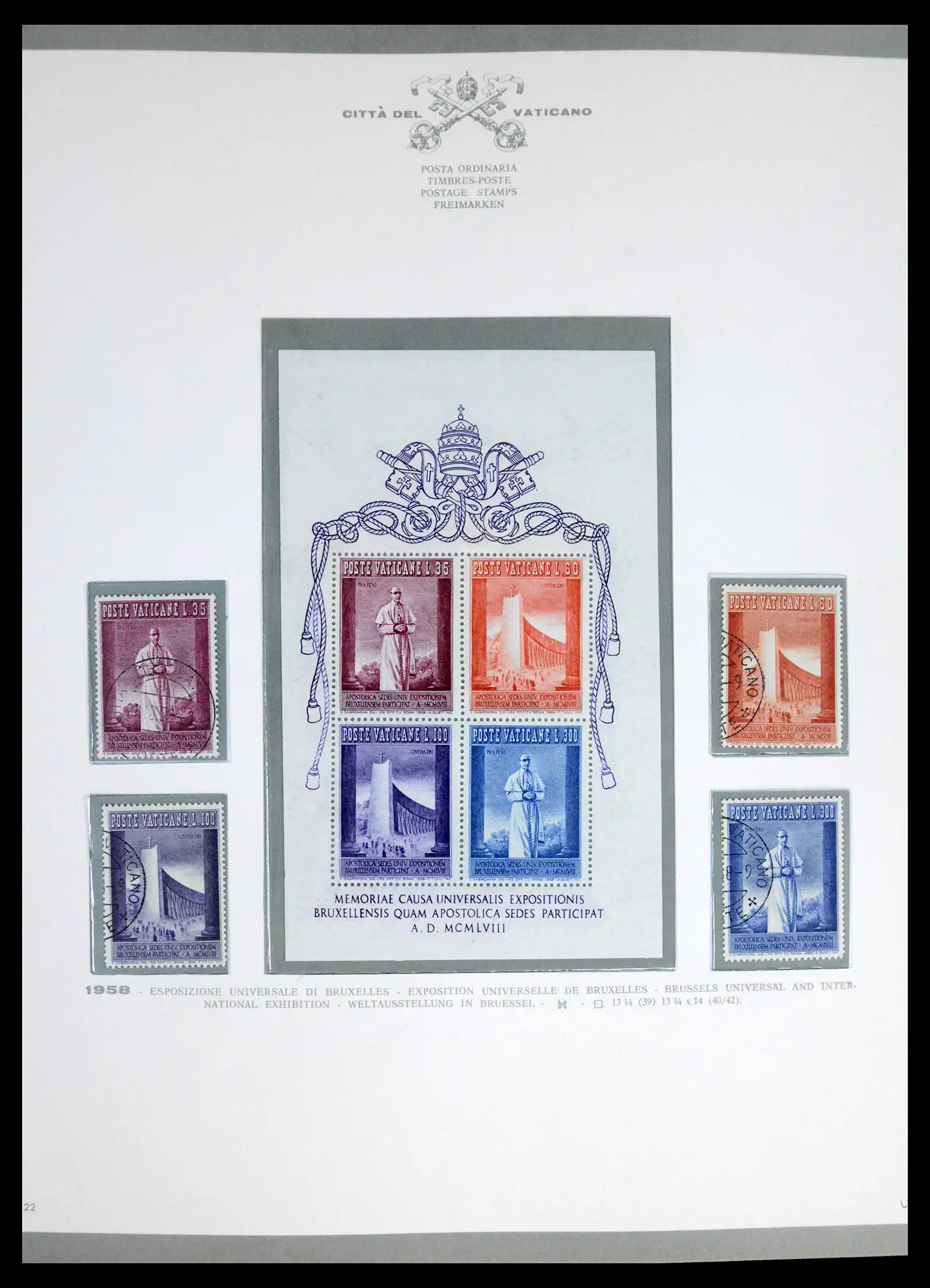 42216 0023 - Stamp collection 42216 Vatican complete 1929-1972.