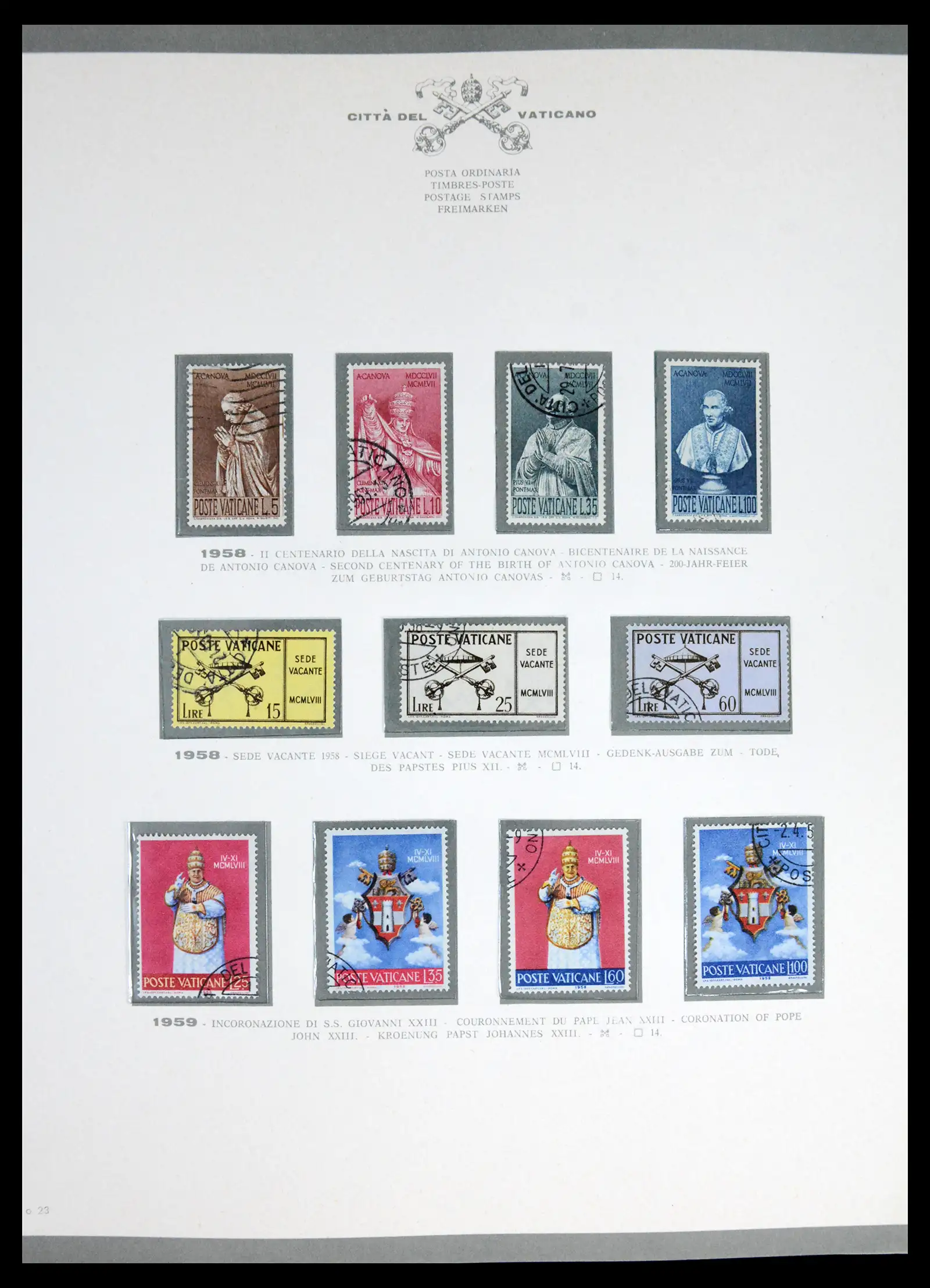 42216 0024 - Stamp collection 42216 Vatican complete 1929-1972.