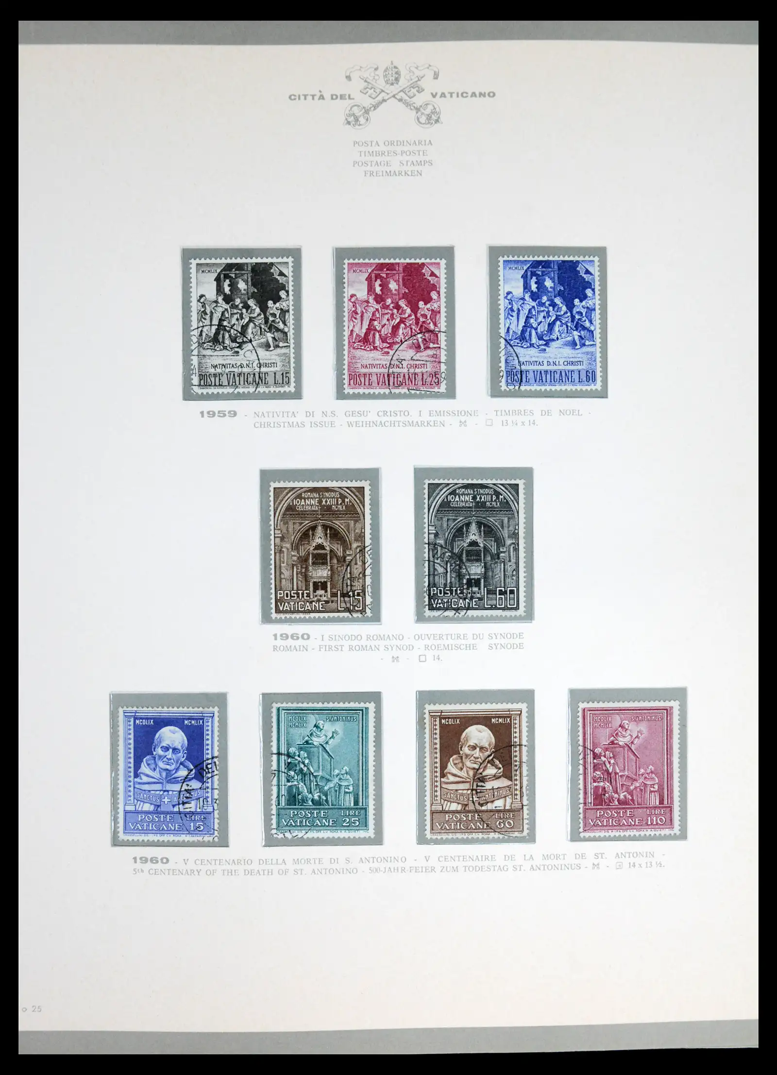 42216 0026 - Stamp collection 42216 Vatican complete 1929-1972.