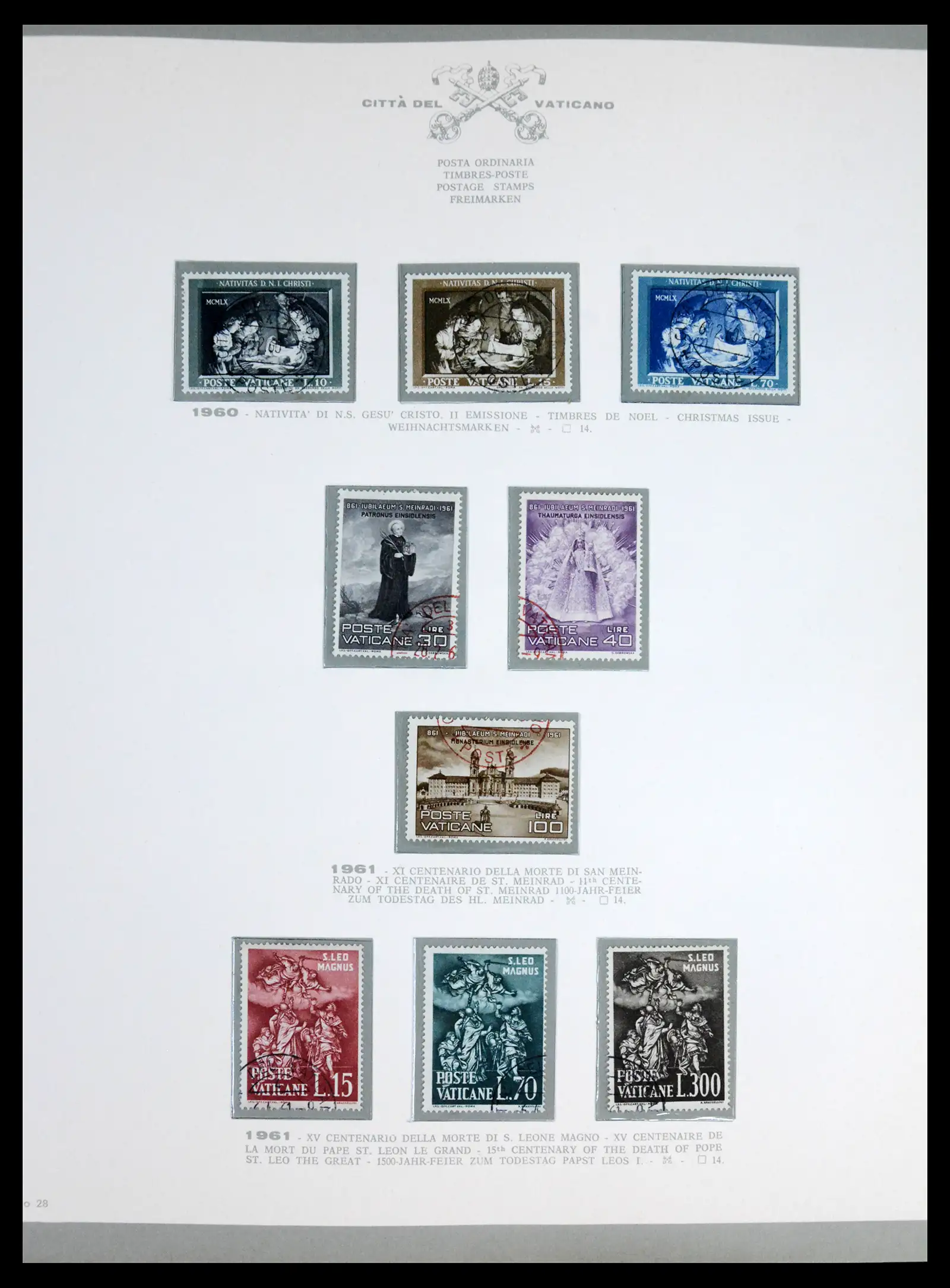 42216 0029 - Stamp collection 42216 Vatican complete 1929-1972.
