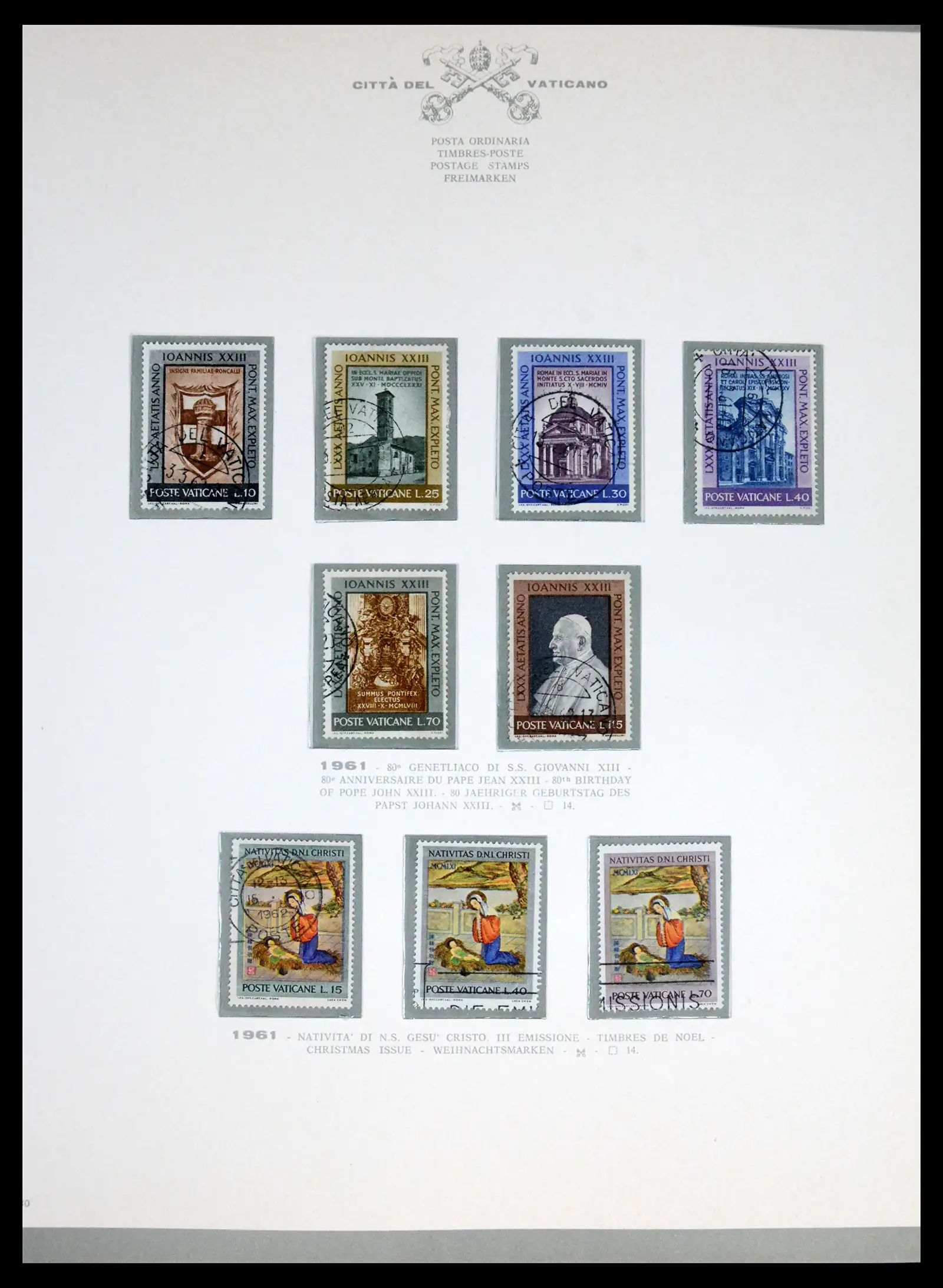 42216 0031 - Stamp collection 42216 Vatican complete 1929-1972.